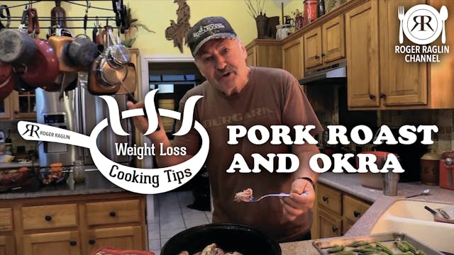 Roger's Bone In Pork Roast and Okra •...