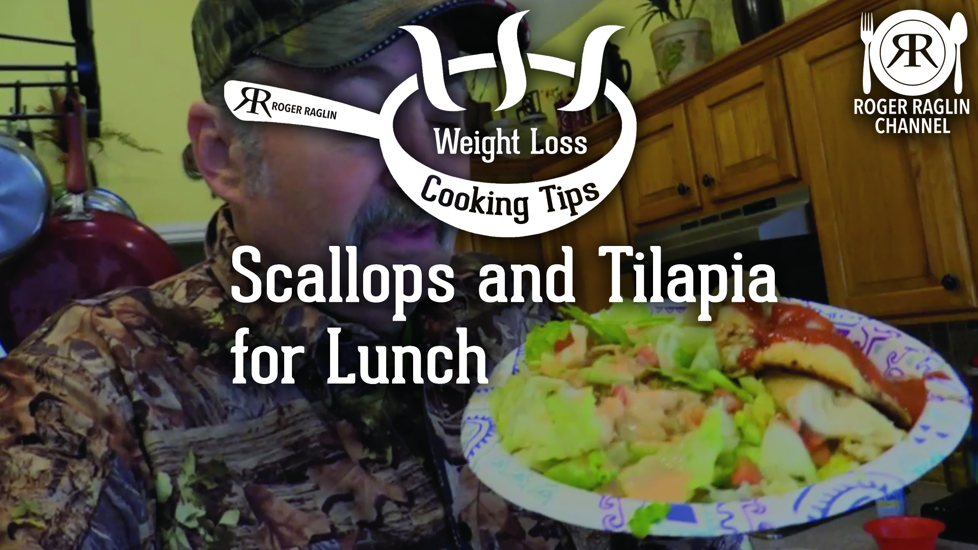 Scallops and Tilapia for Lunch • Weight Loss Cooking Tips