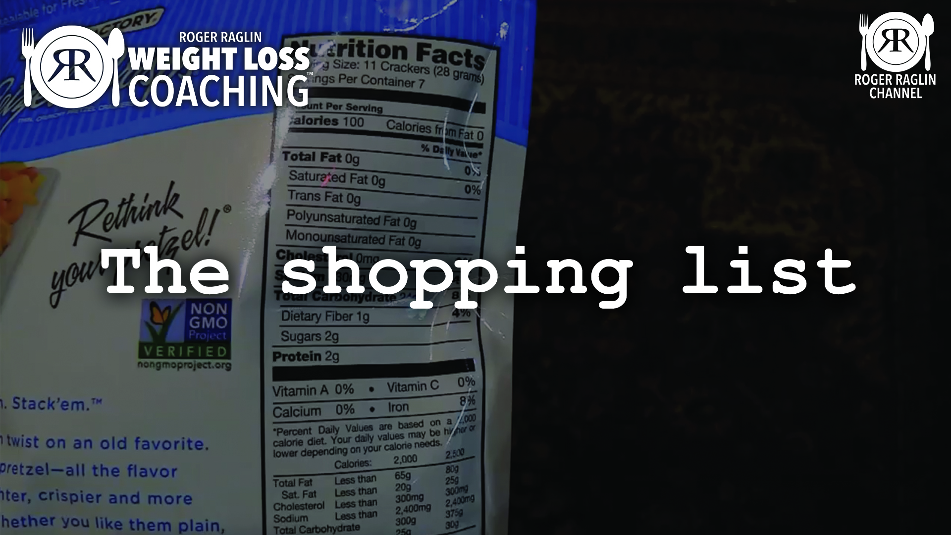 21. The shopping list • Weight Loss Coaching