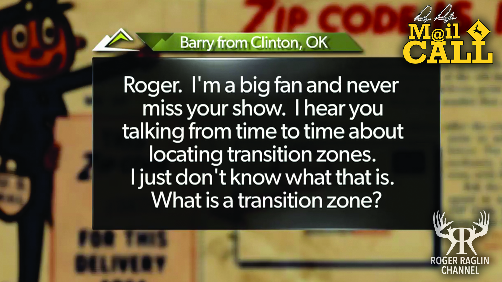 What is a transition zone? • Mail Call