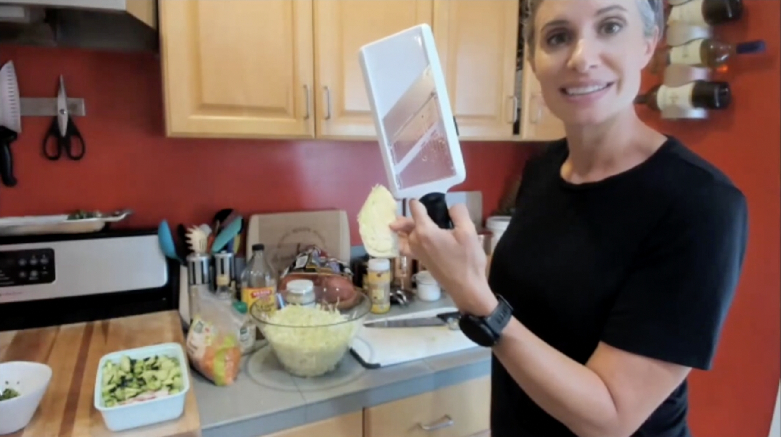 8-14-24 ~ Sesame Cabbage Salad (Quick and Healthy) gf ~ Cooking Class