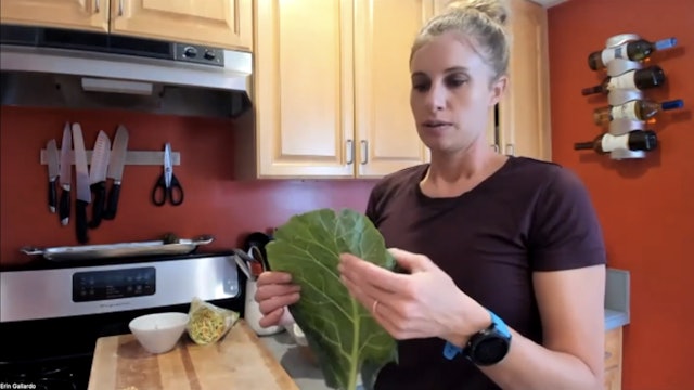 5-11-22 - Curry Chickpea Salad Collard Wraps - Cooking Class