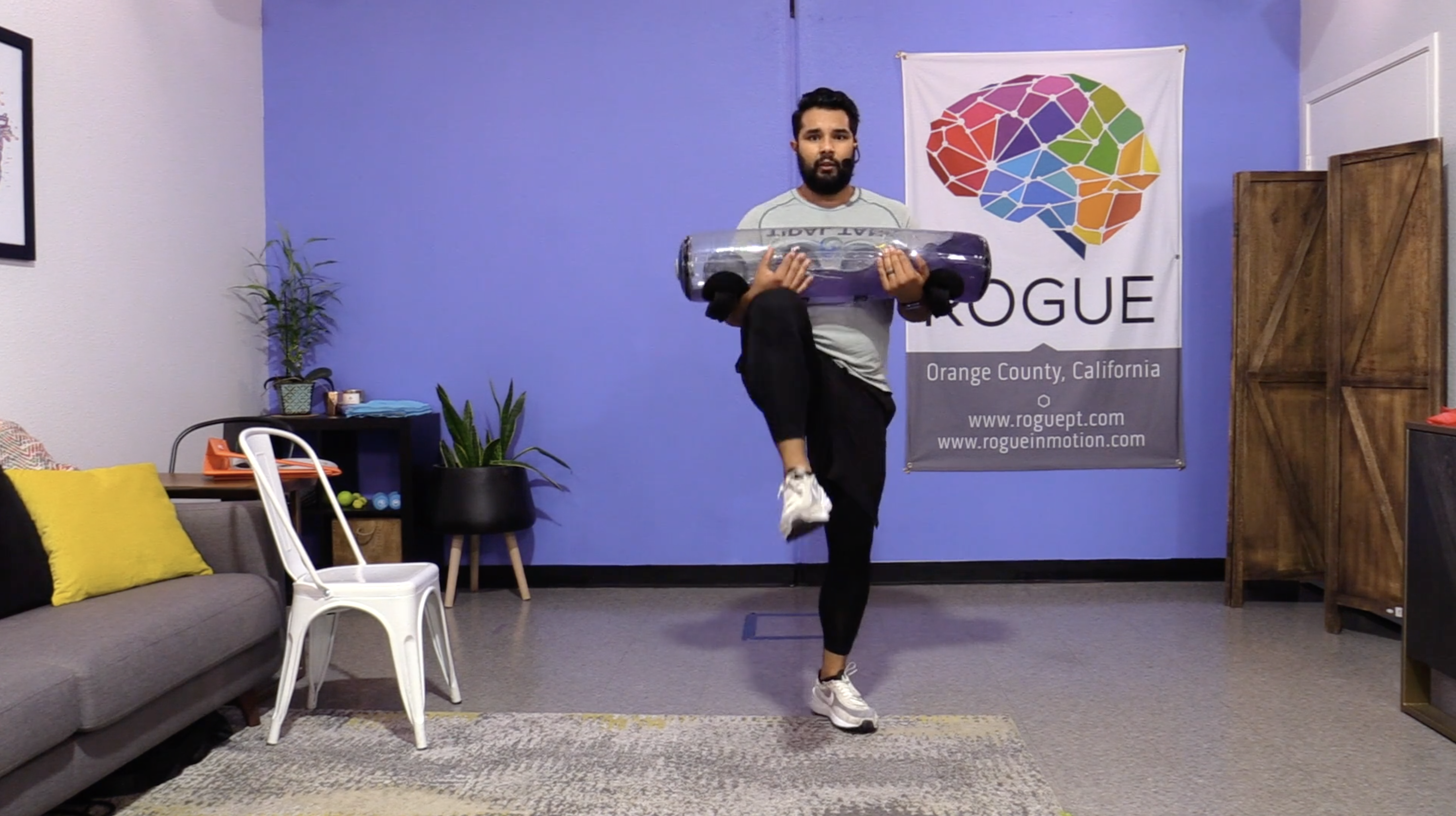 8-31-22 HIIT with Small Equipment - 20 lbs in Tidal Tank