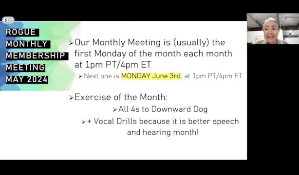 May 2024 Monthly Membership Meeting!
