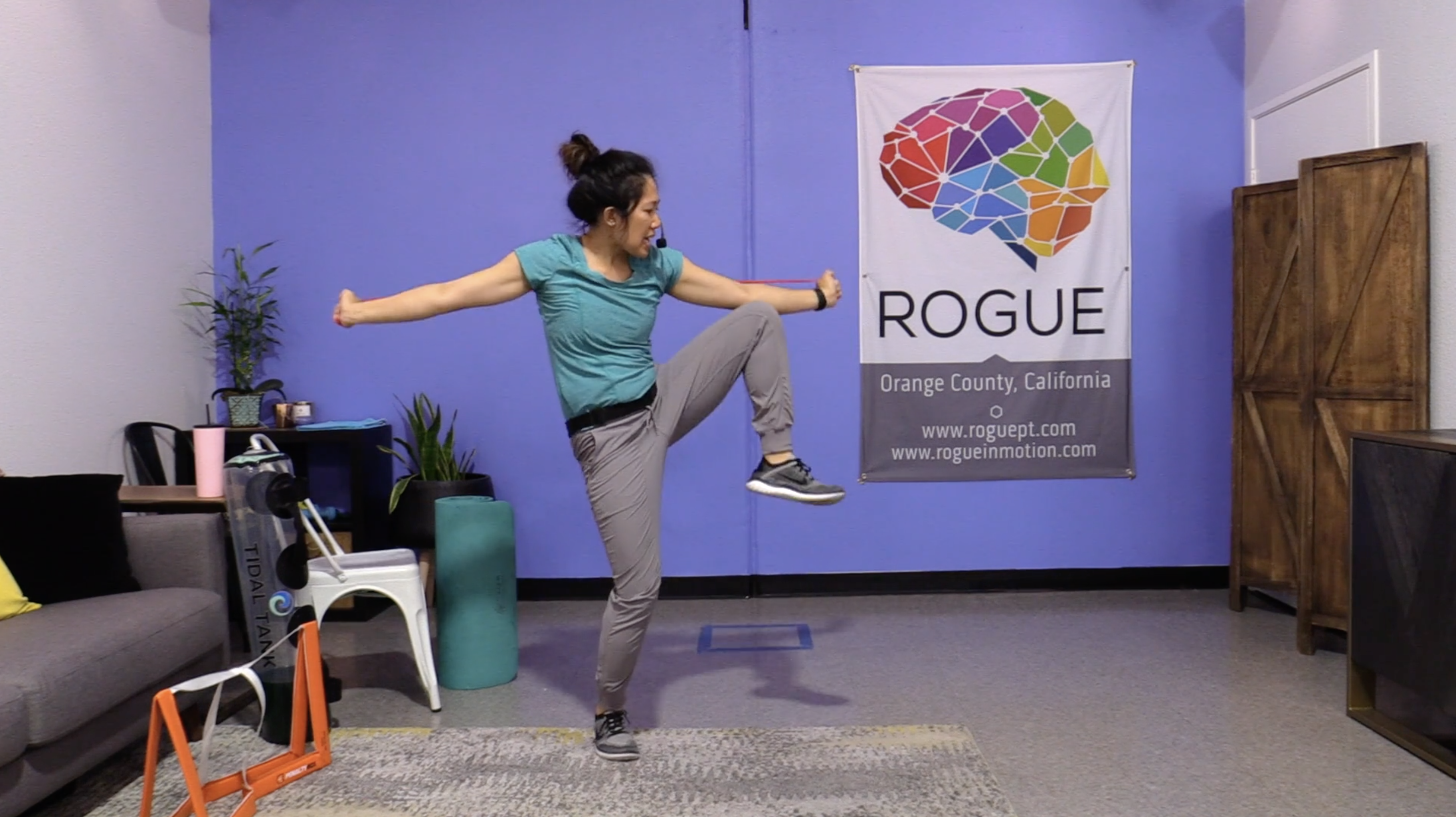 4-27-22 HIIT with Small Equipment - 10 lbs in the Tidal Tank!