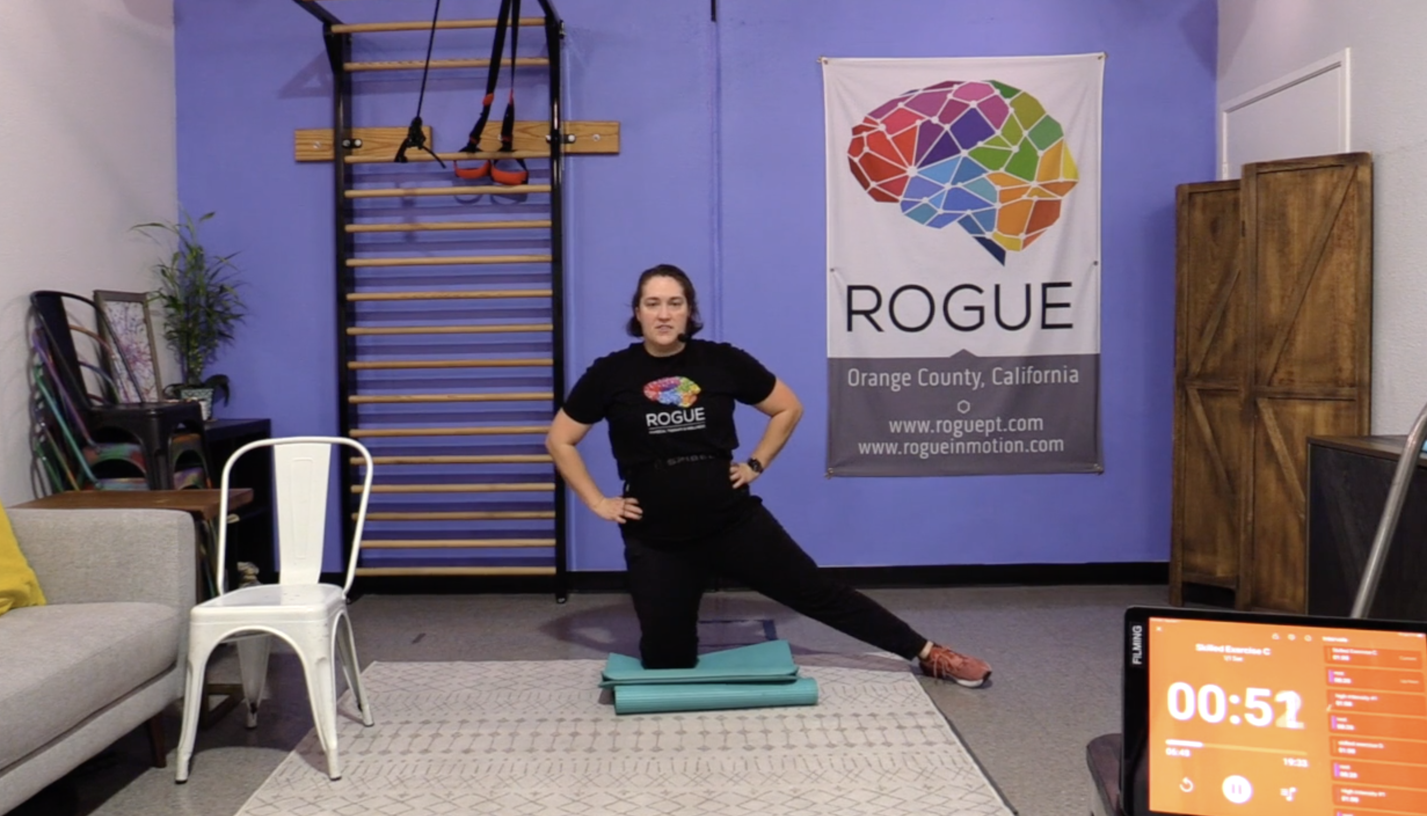 10-7-24 HIIT ~ Monday ~ Balance + Posture Week with Alyx!
