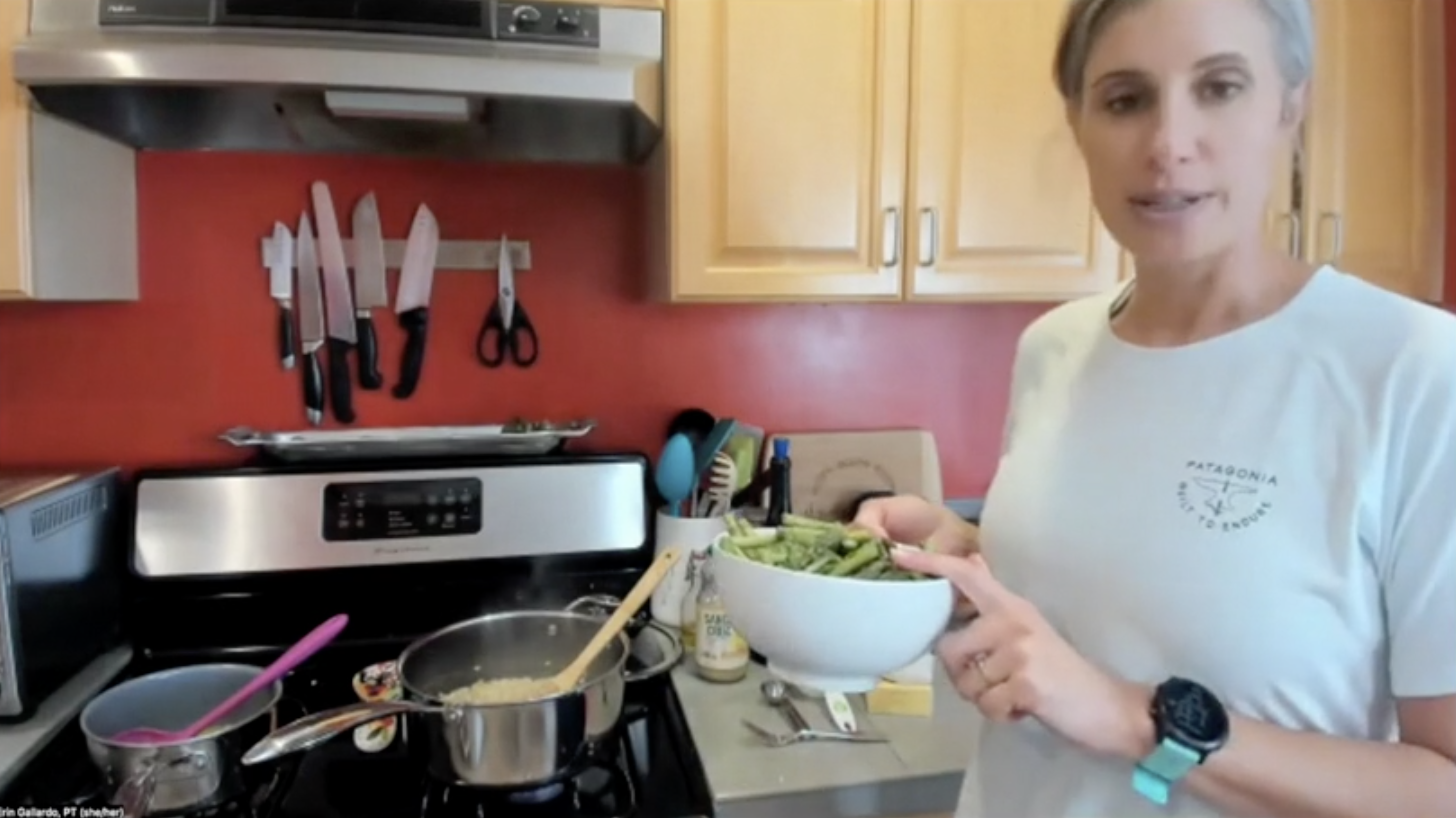 4-10-24 ~ Risotto with Asparagus and Peas ~ Cooking Class