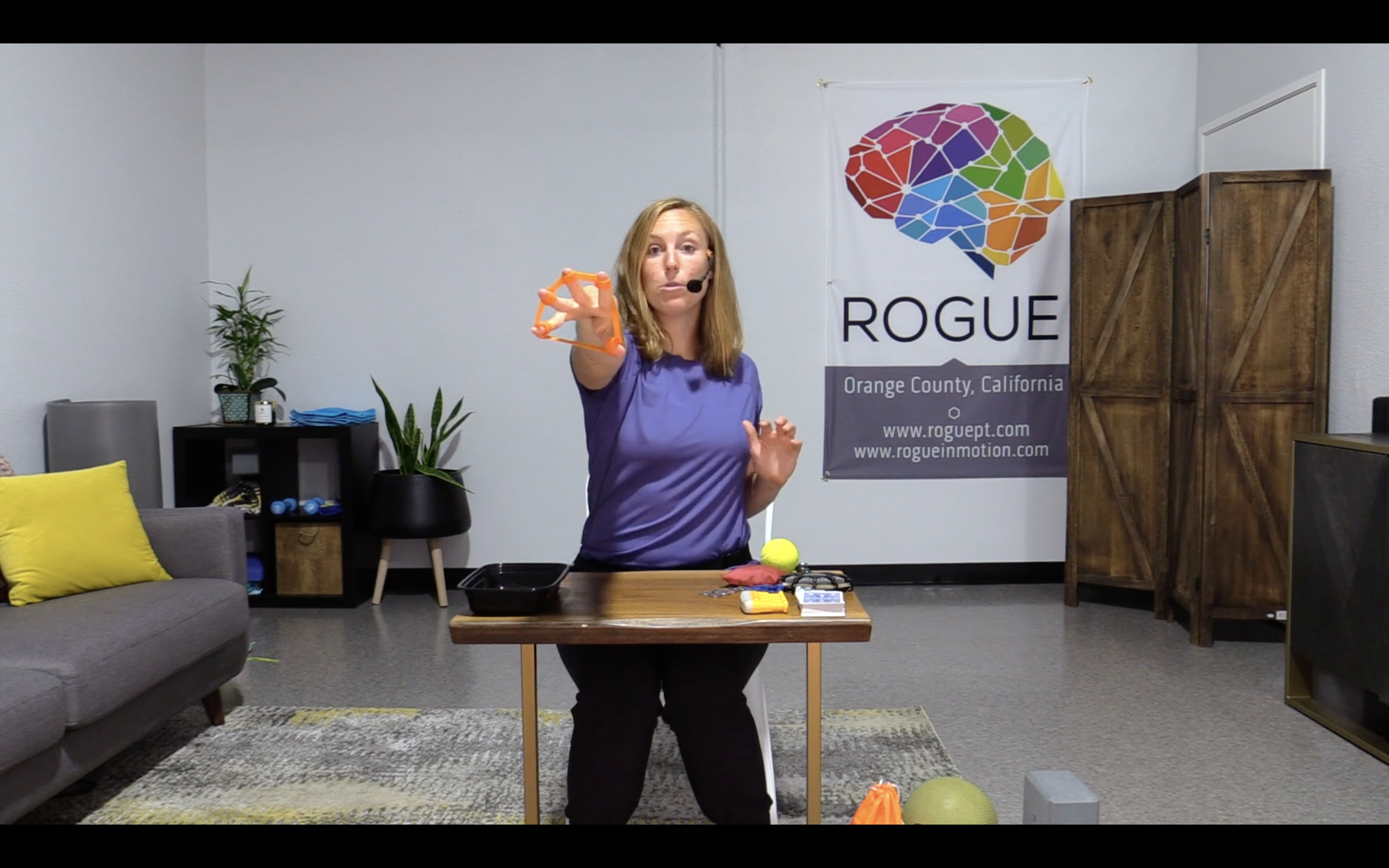 Fine motor activities with equipment