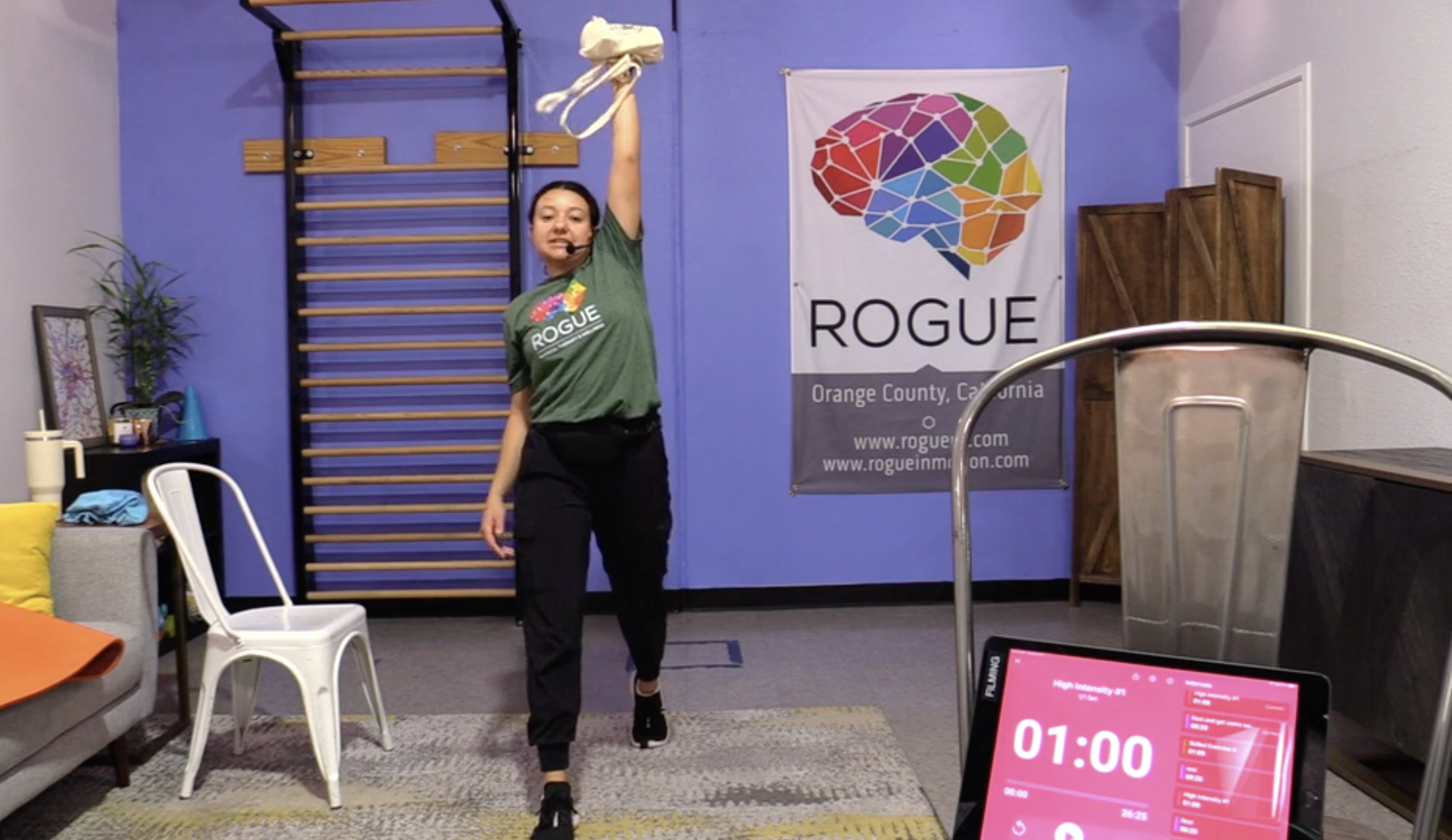 10-16-23 HIIT with Household Items ~ Weighted Bag ~ with Madi!