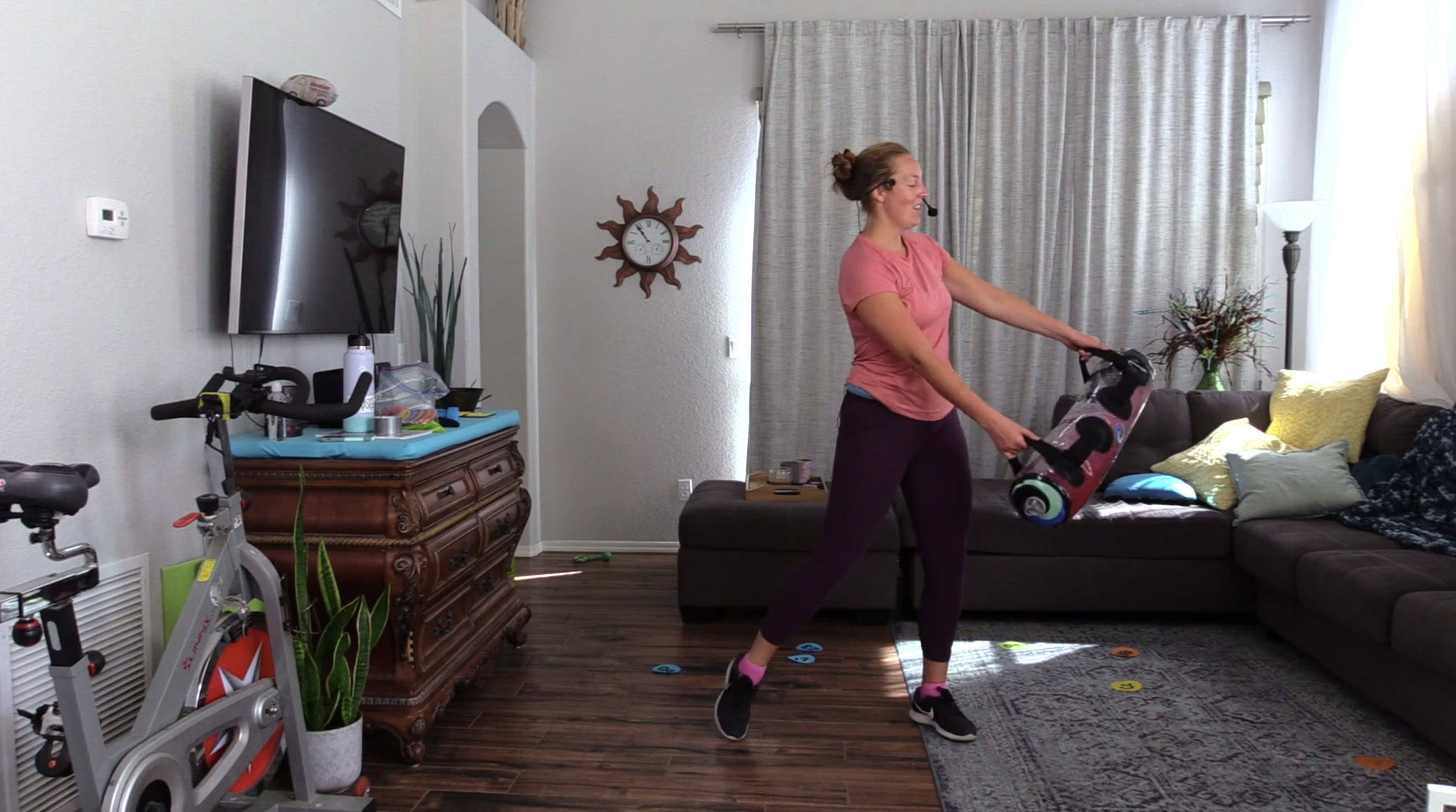 10-13-21 HIIT with Equipment - Balance and Posture Week! 