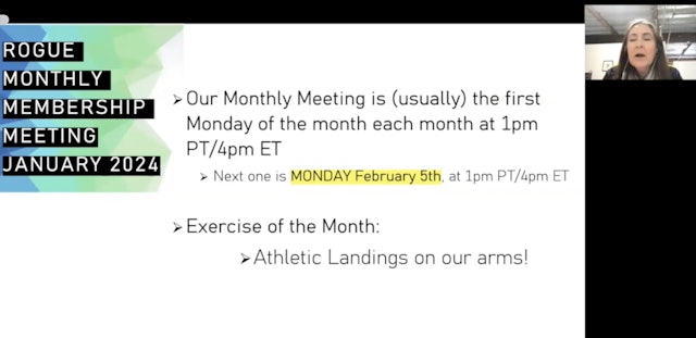 January 2024 Monthly Membership Meeting