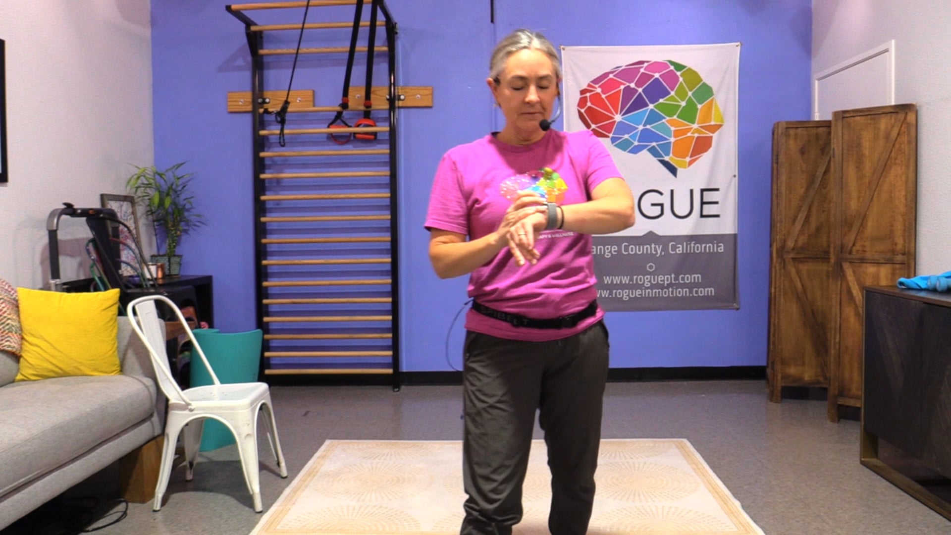 8-22-25 PWR! Moves Friday~15 Minutes~Standing w/ Weights and Floor with Claire!