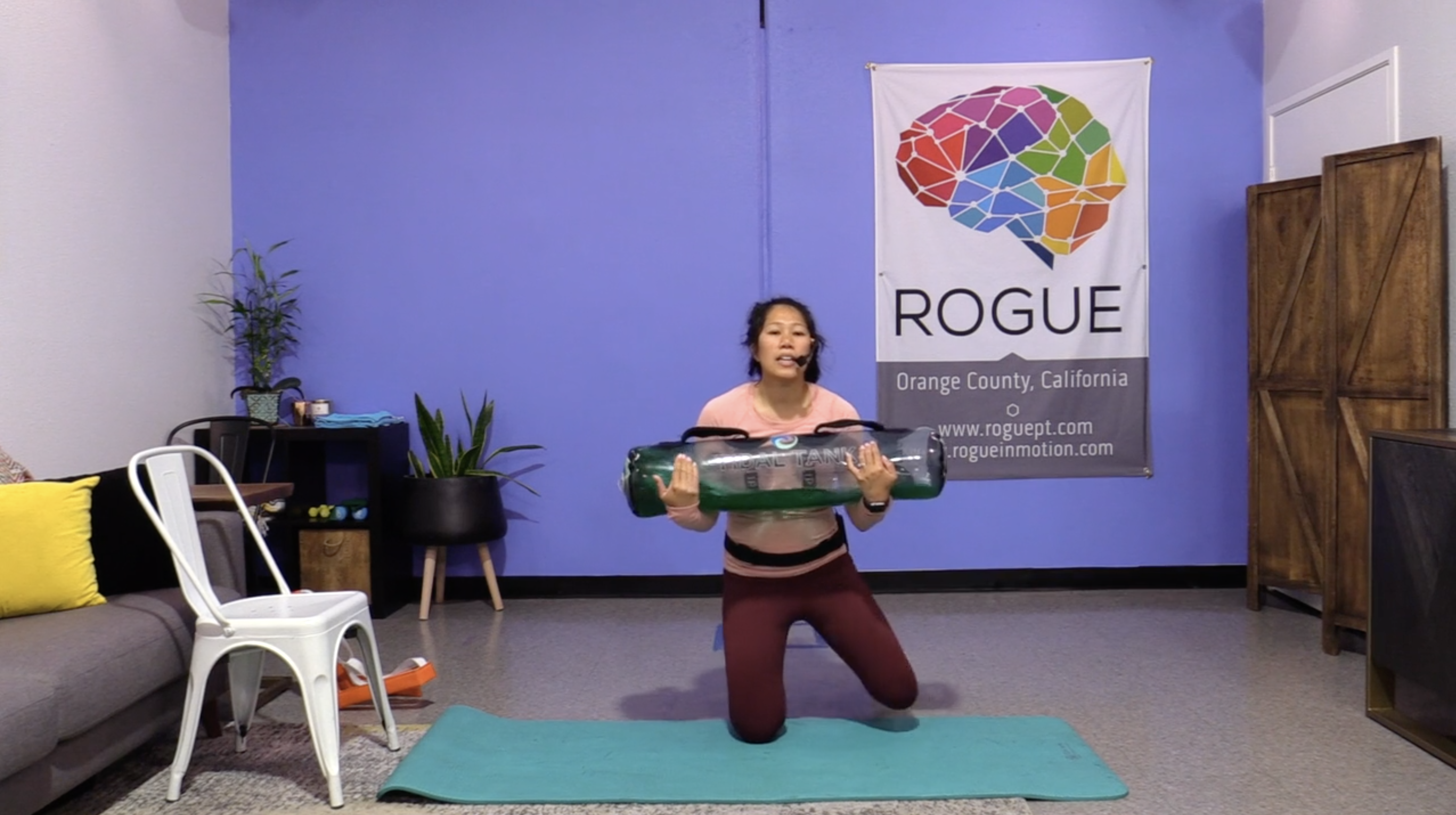 6-8-22 HIIT with Small Equipment - 10 lbs in Tidal Tank