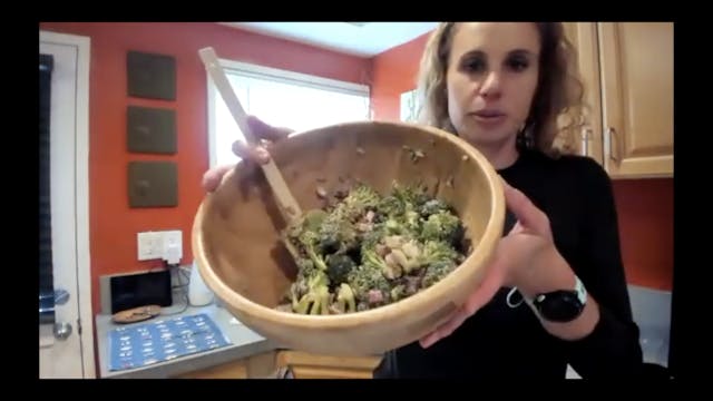 Creamy Vegan Broccoli Salad and One B...