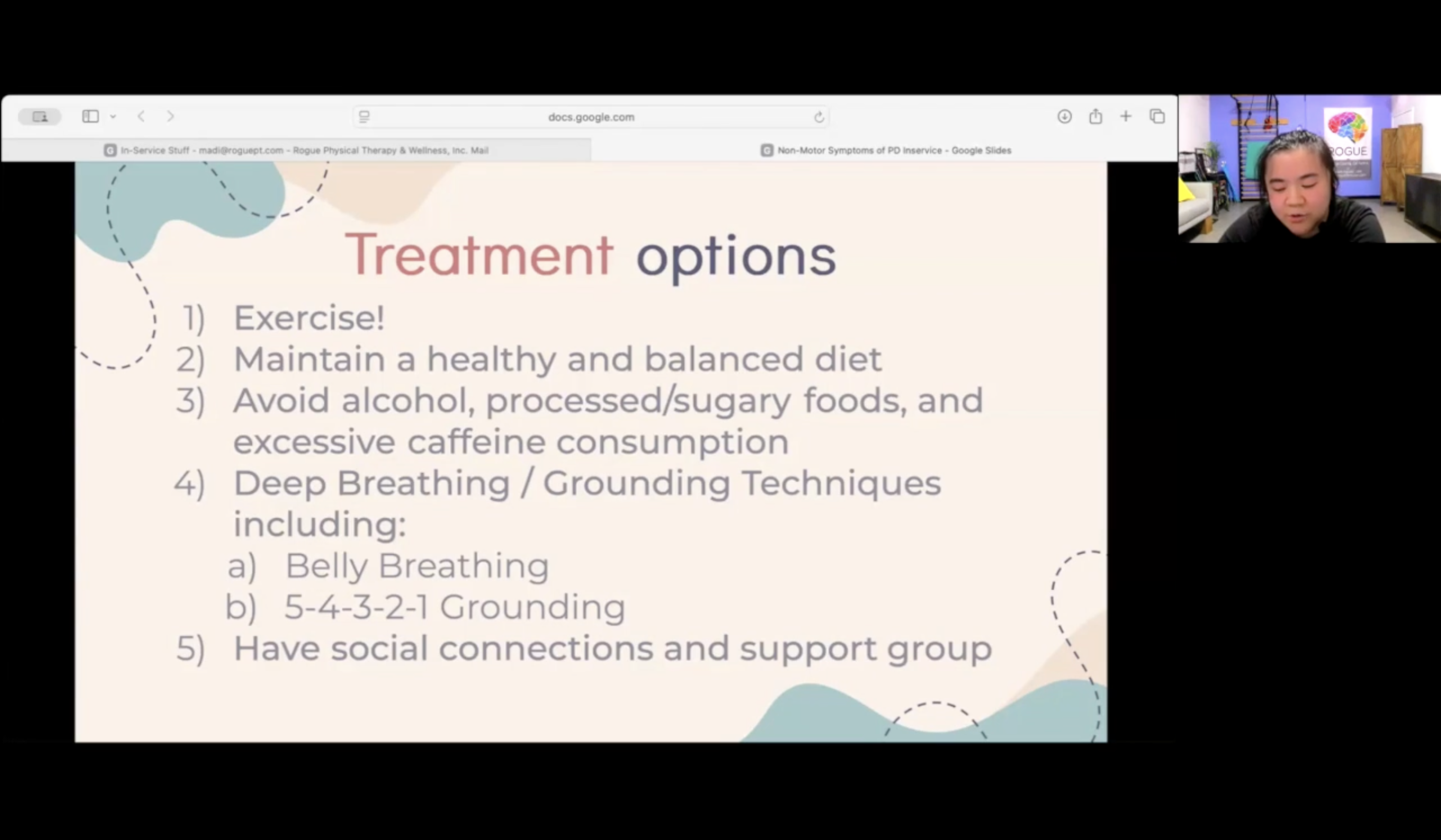 Non-Motor Symptoms with Sam T  - PT Student ~ November 2025