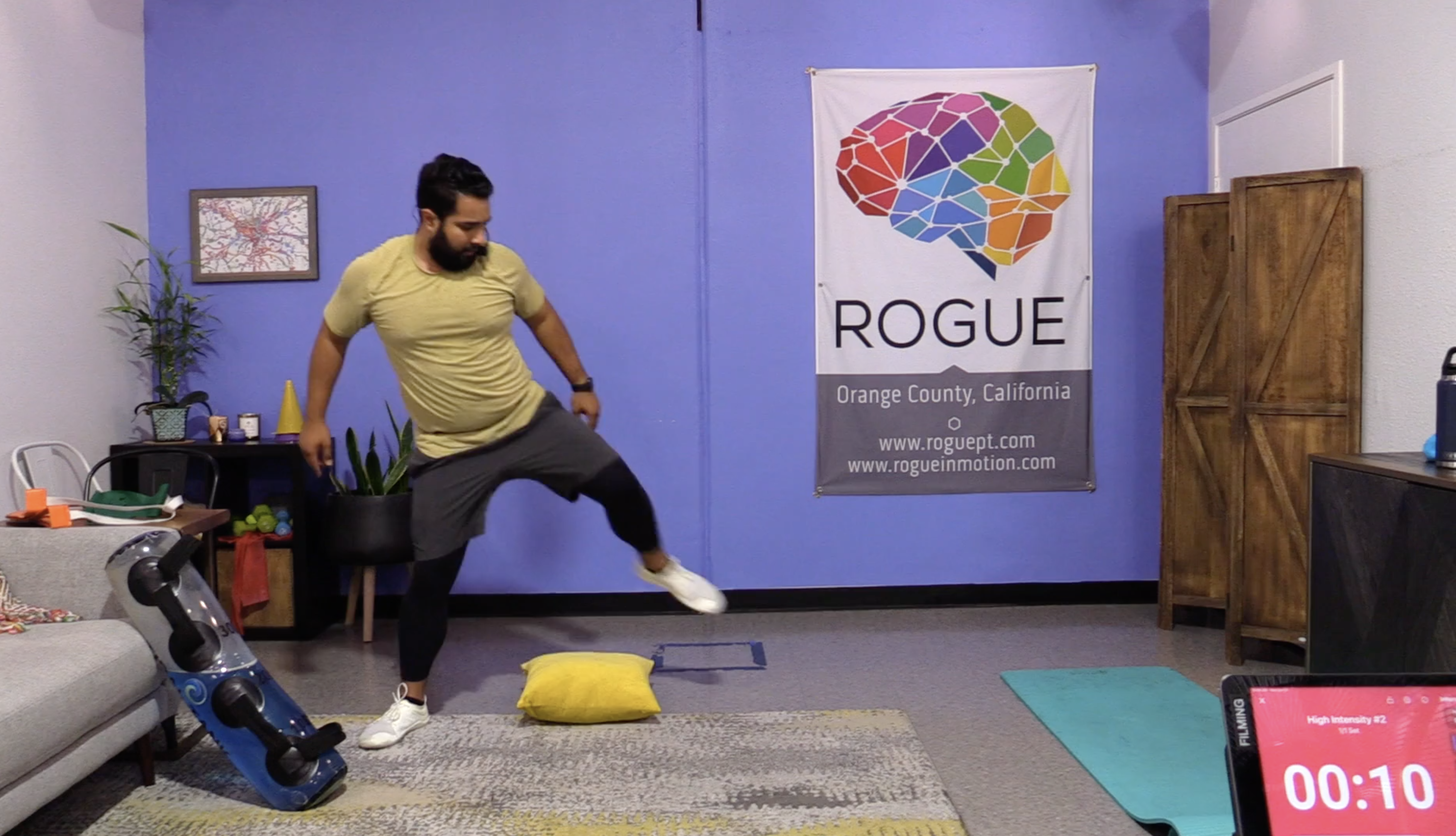 6-21-23 HIIT with Small Equipment ~ 30 lbs in Tidal Tank with Al!