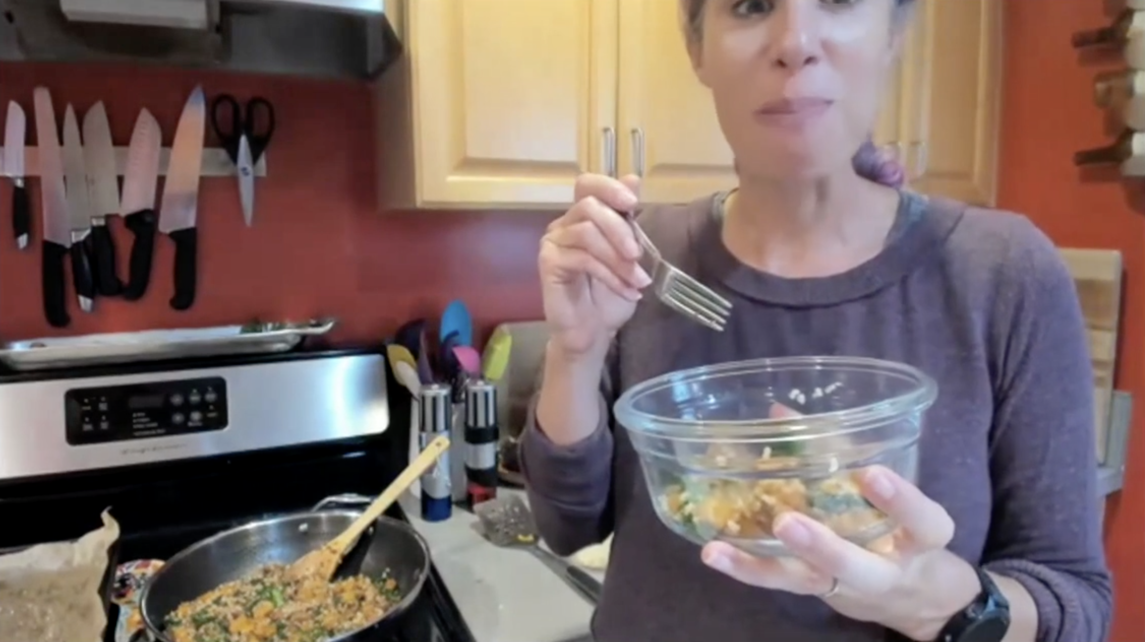 10-16-24 ~ Vegan Sausage and Butternut Squash Rice Skillet (gf) ~ Cooking Class