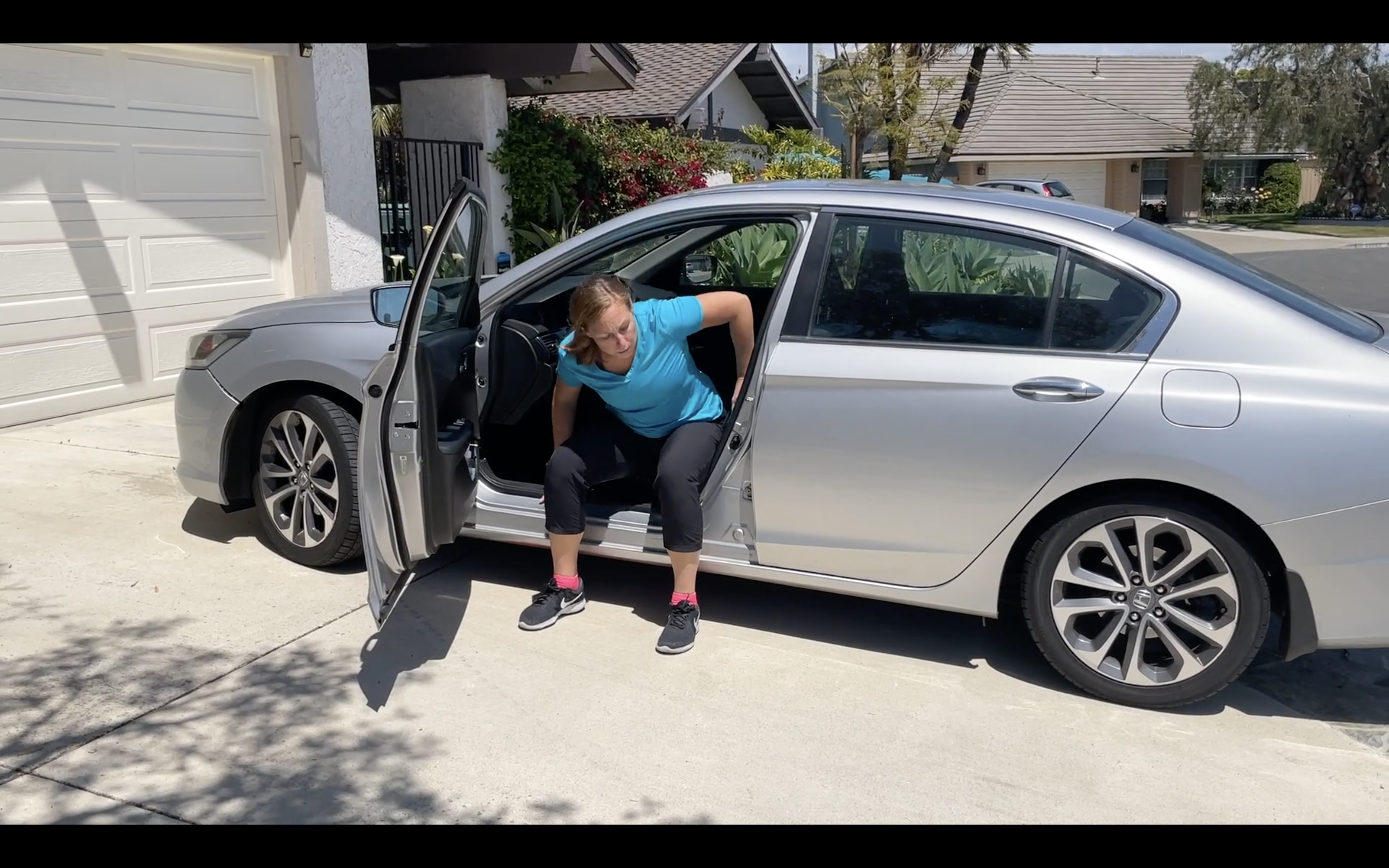 Getting in and out of the car