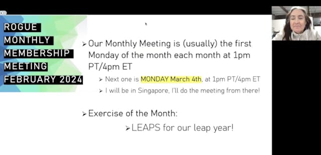 February 2024 Monthly Membership Meeting