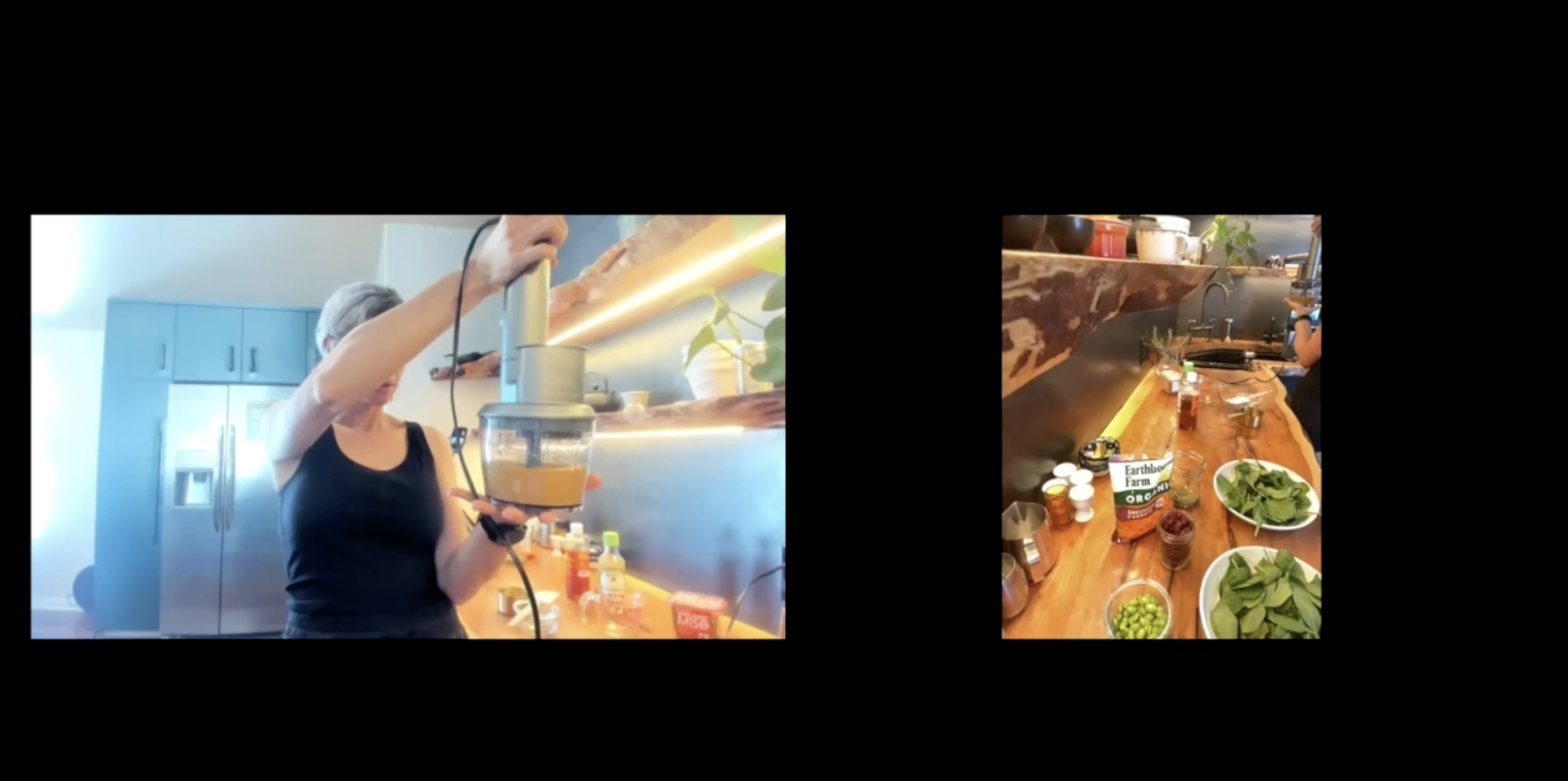 3-18-26 ~ Super Spinach Salad + Carrot Miso Ginger Dressing (gf) ~ Cooking Class