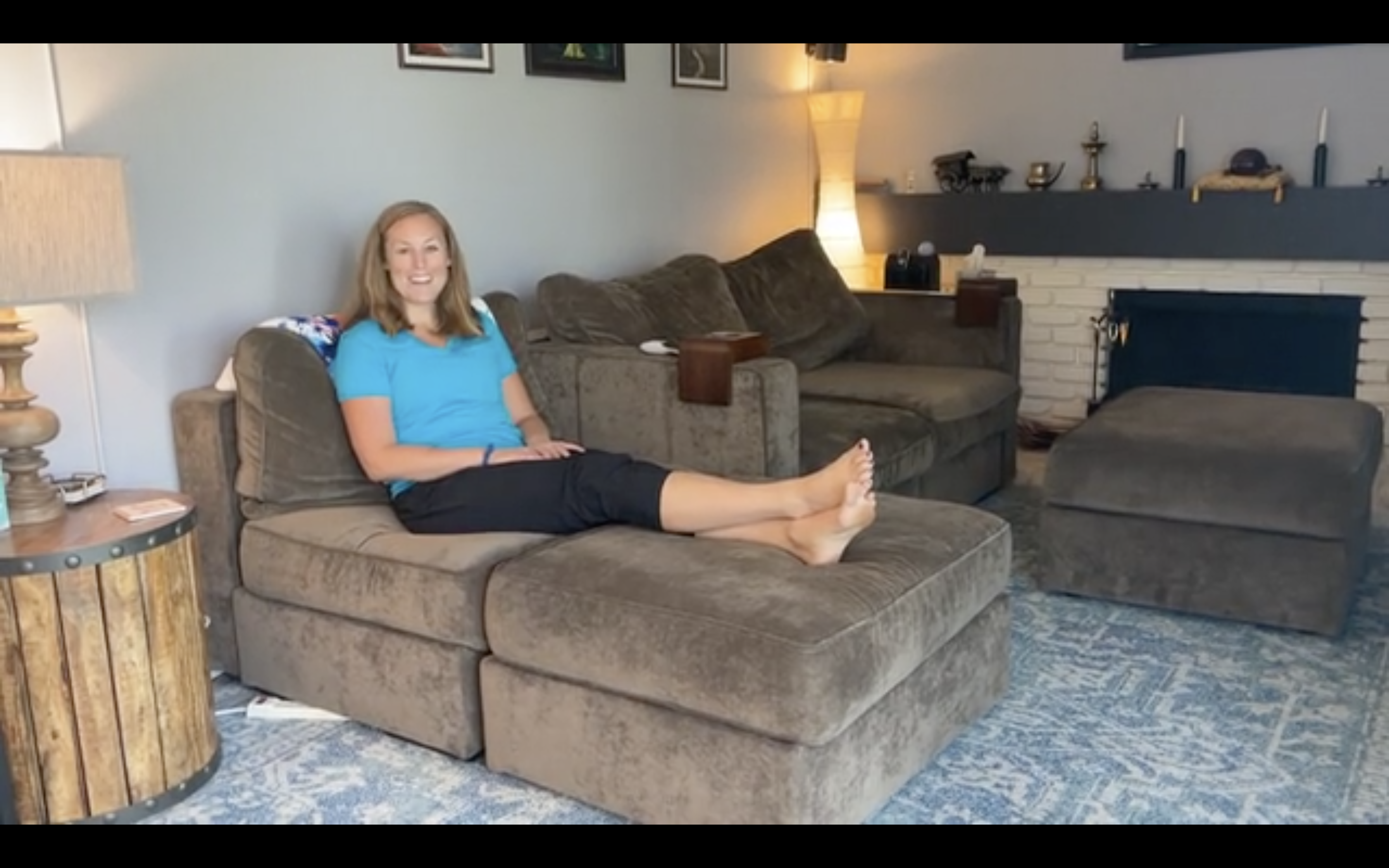 Getting up from chaise part of couch