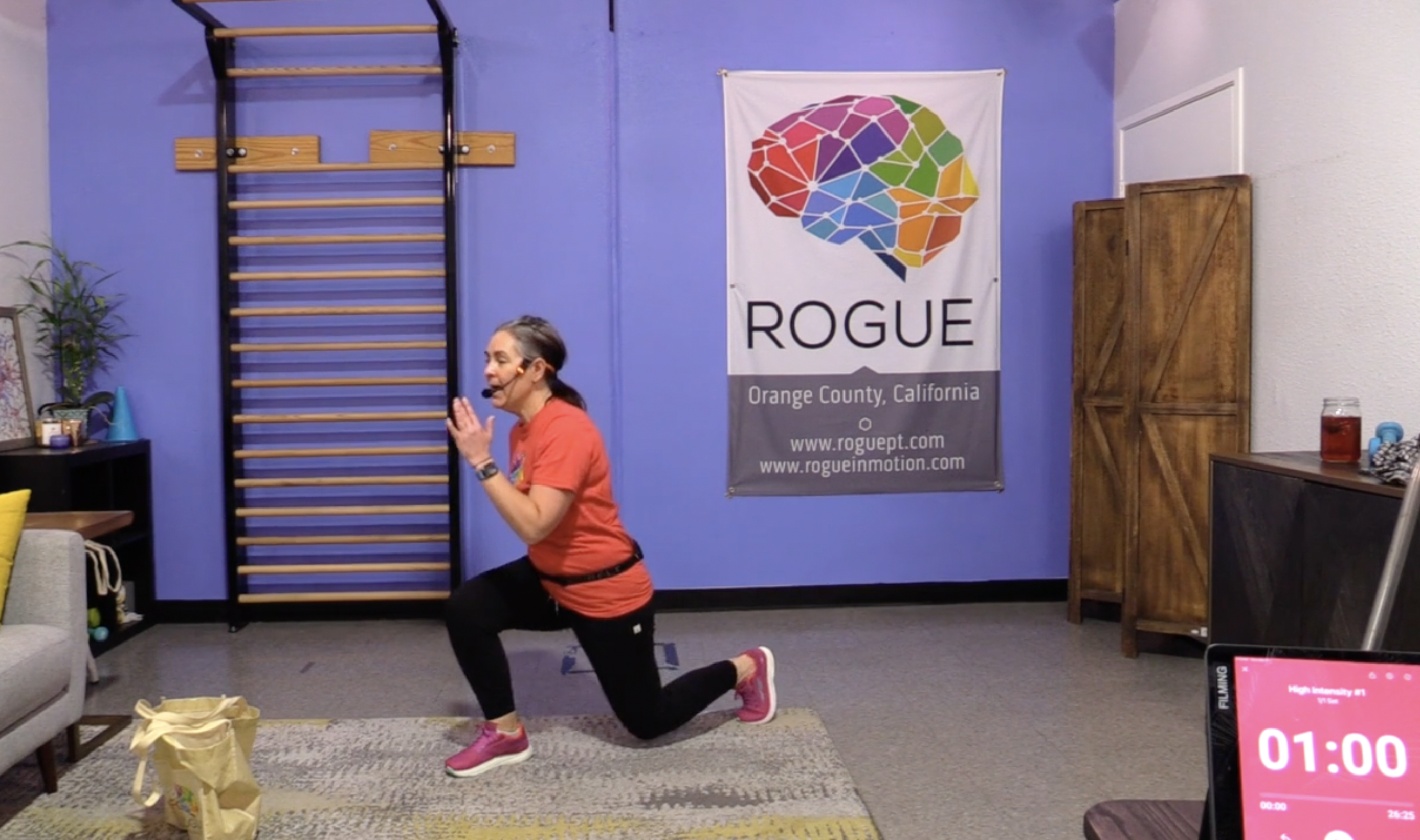 12-11-23 HIIT with Household Items ~ Weighted Bag ~ with Claire!