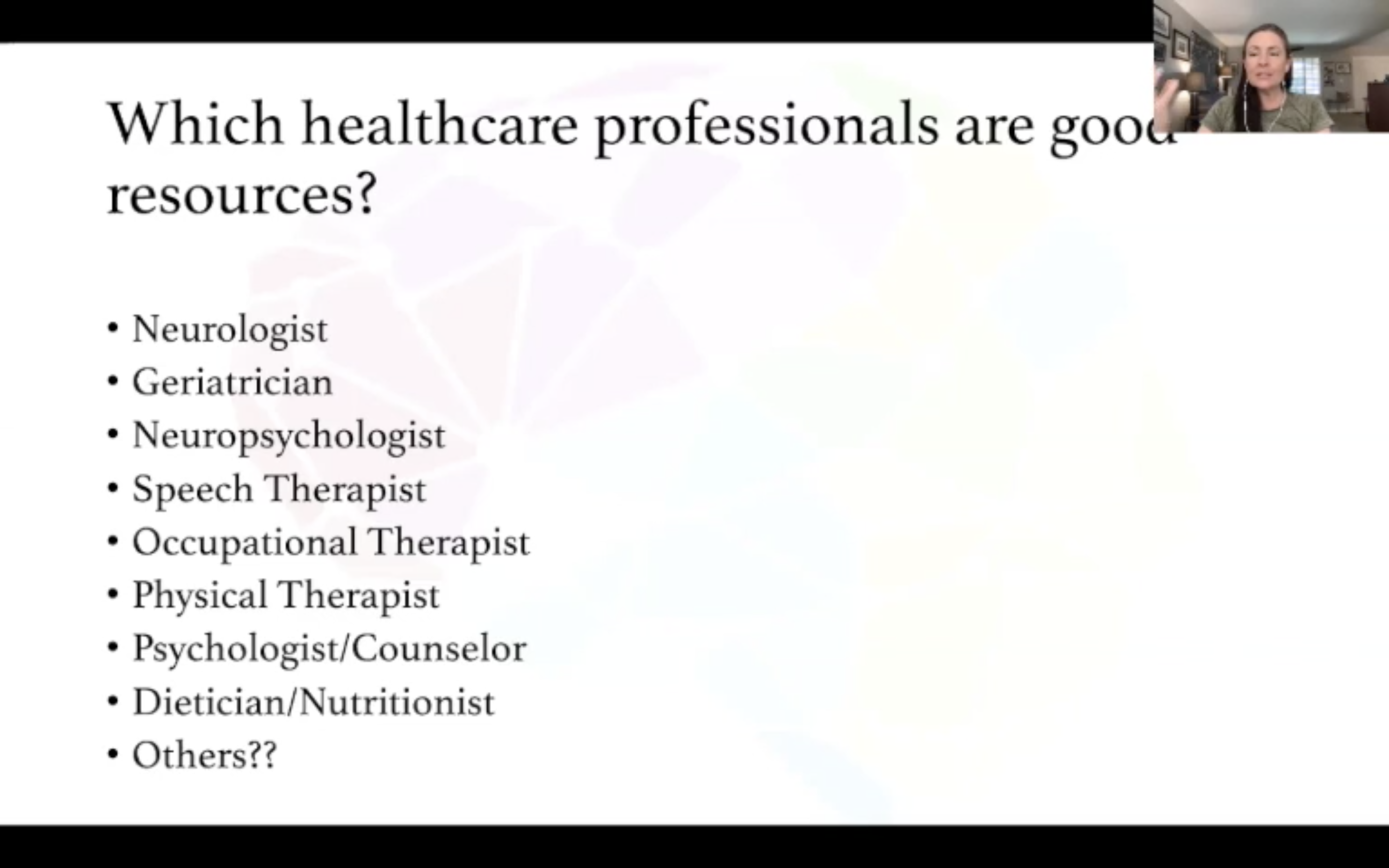 Cognition - What can you do to improve it?? July Educational Lecture