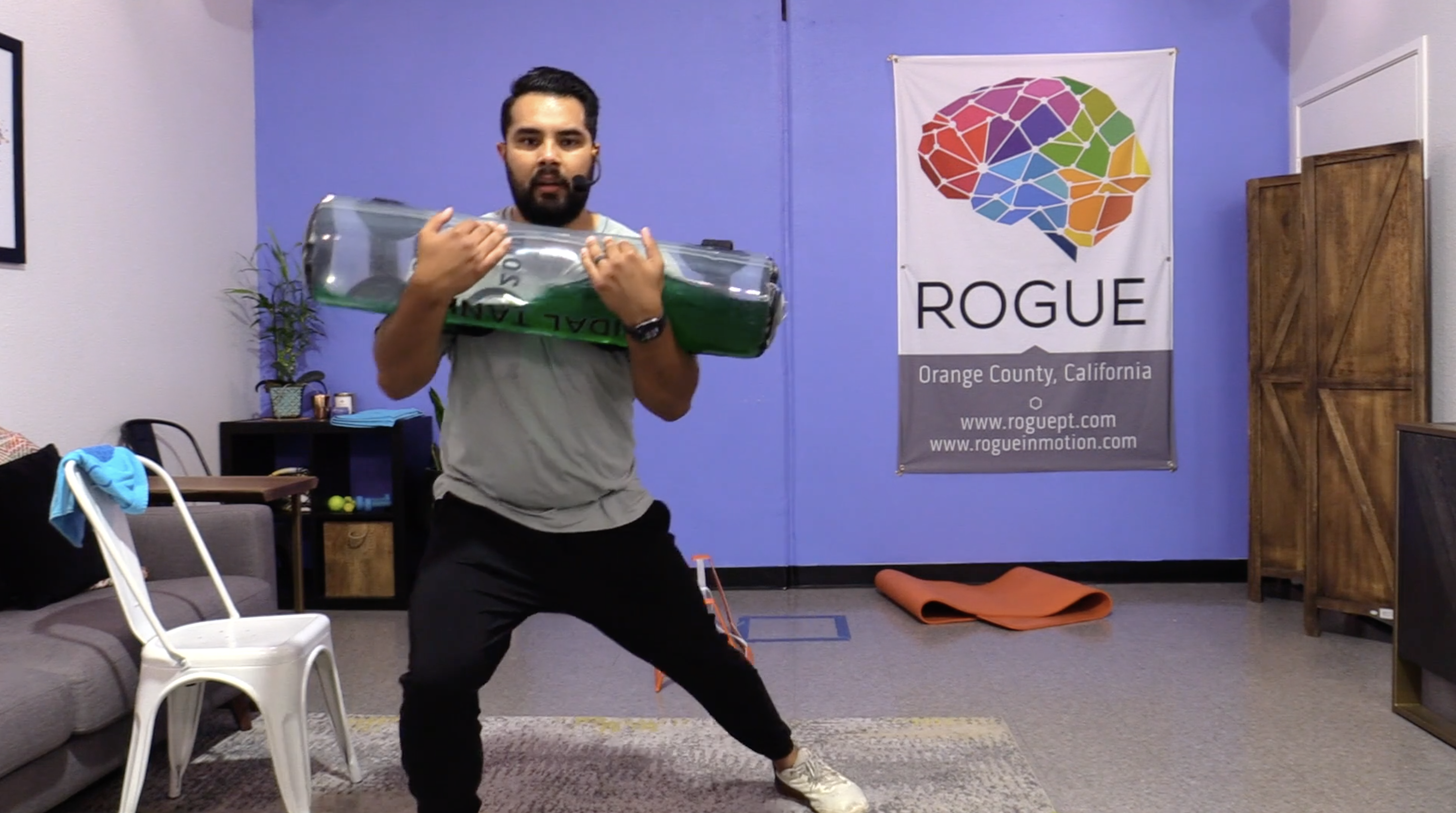 8-17-22 HIIT with Small Equipment - 10 lbs in Tidal Tank