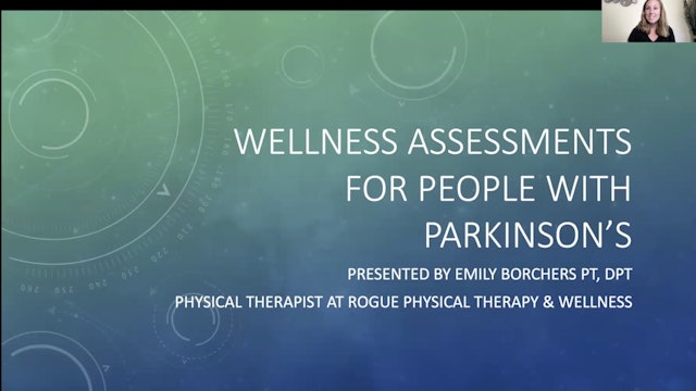 In-Person and Online Wellness Assessments for People with Parkinson's