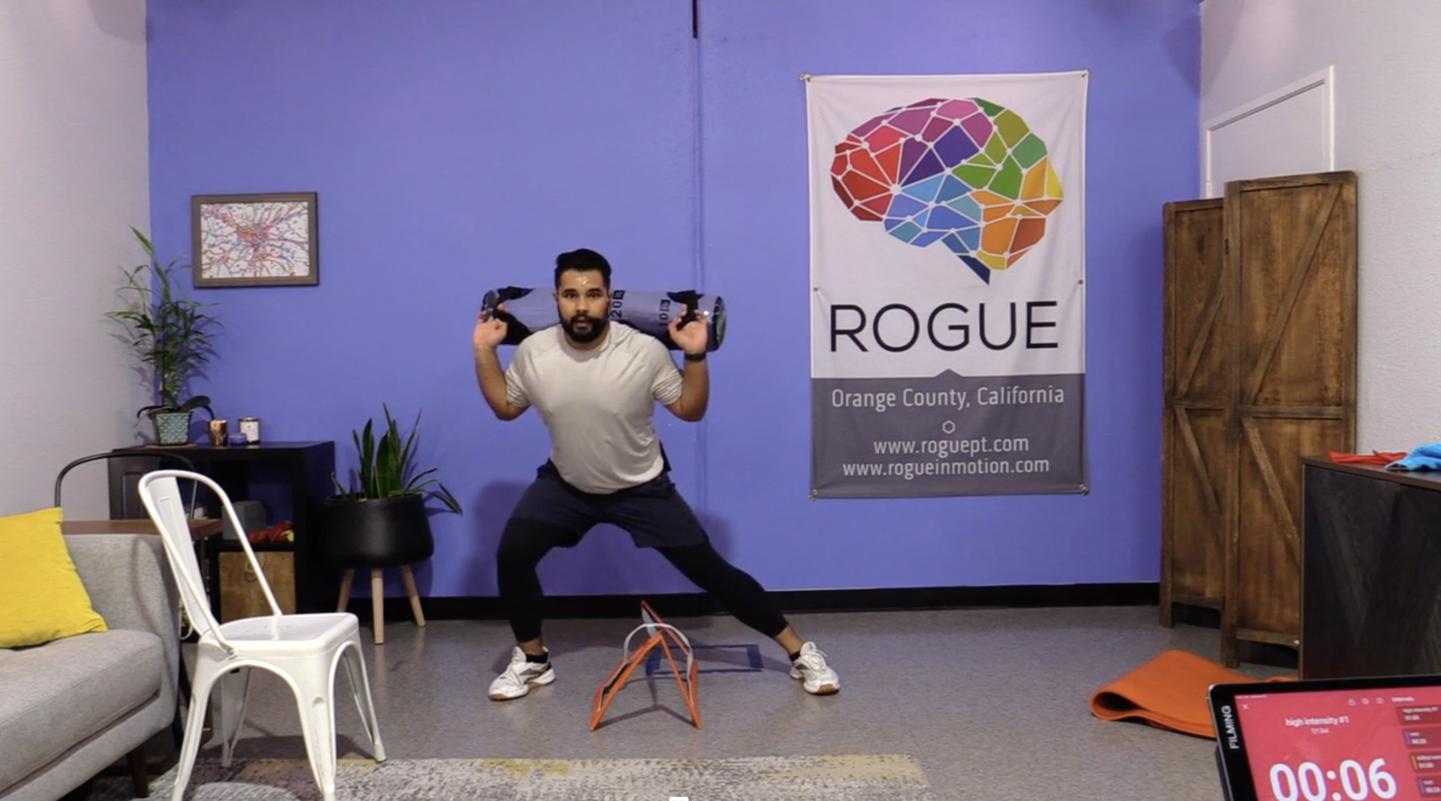 3-22-23 HIIT with Small Equipment - 20 lbs in Tidal Tank with Al!