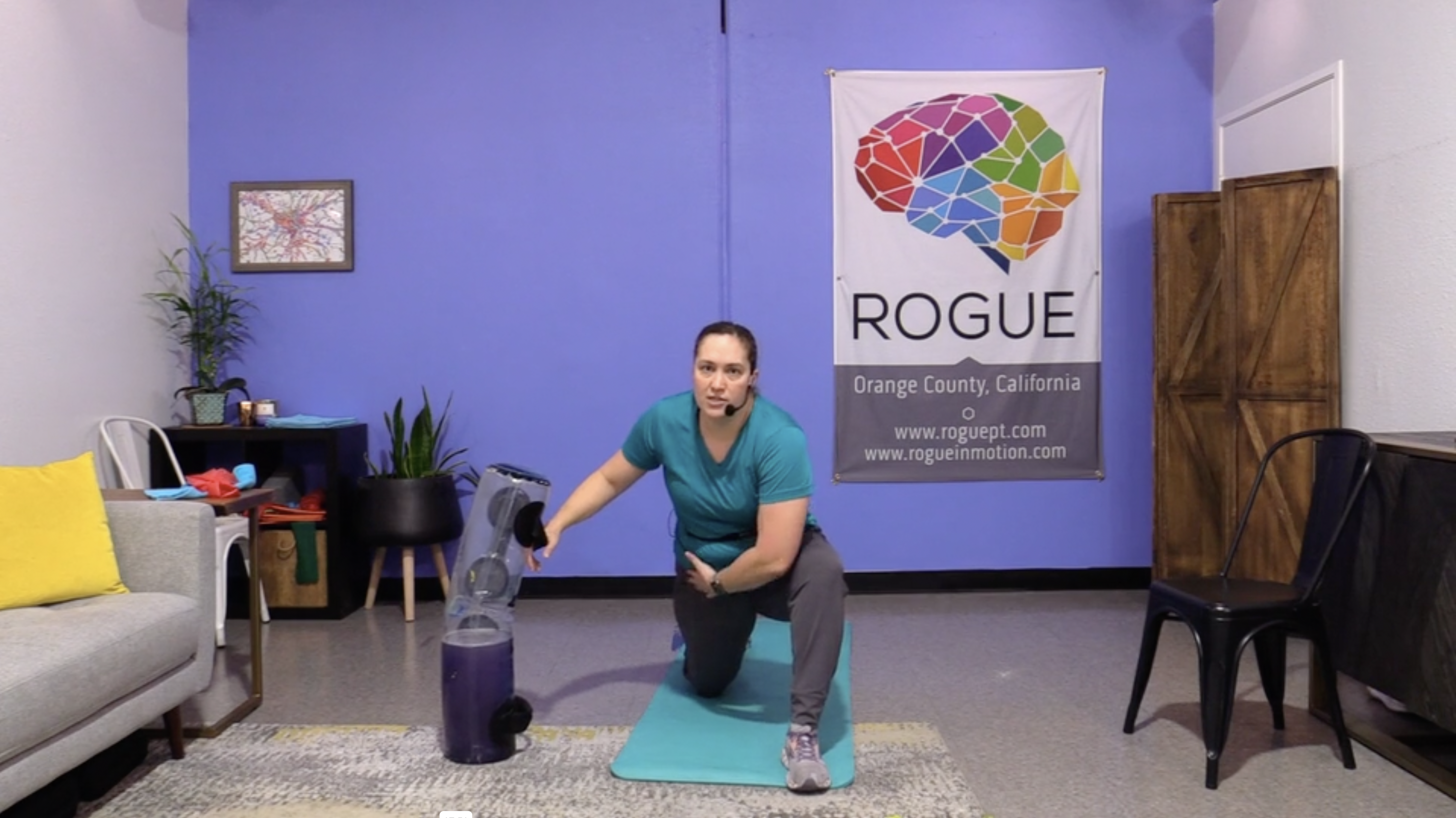 1-25-23 HIIT with Small Equipment - 20 lbs in Tidal Tank with Alyx!