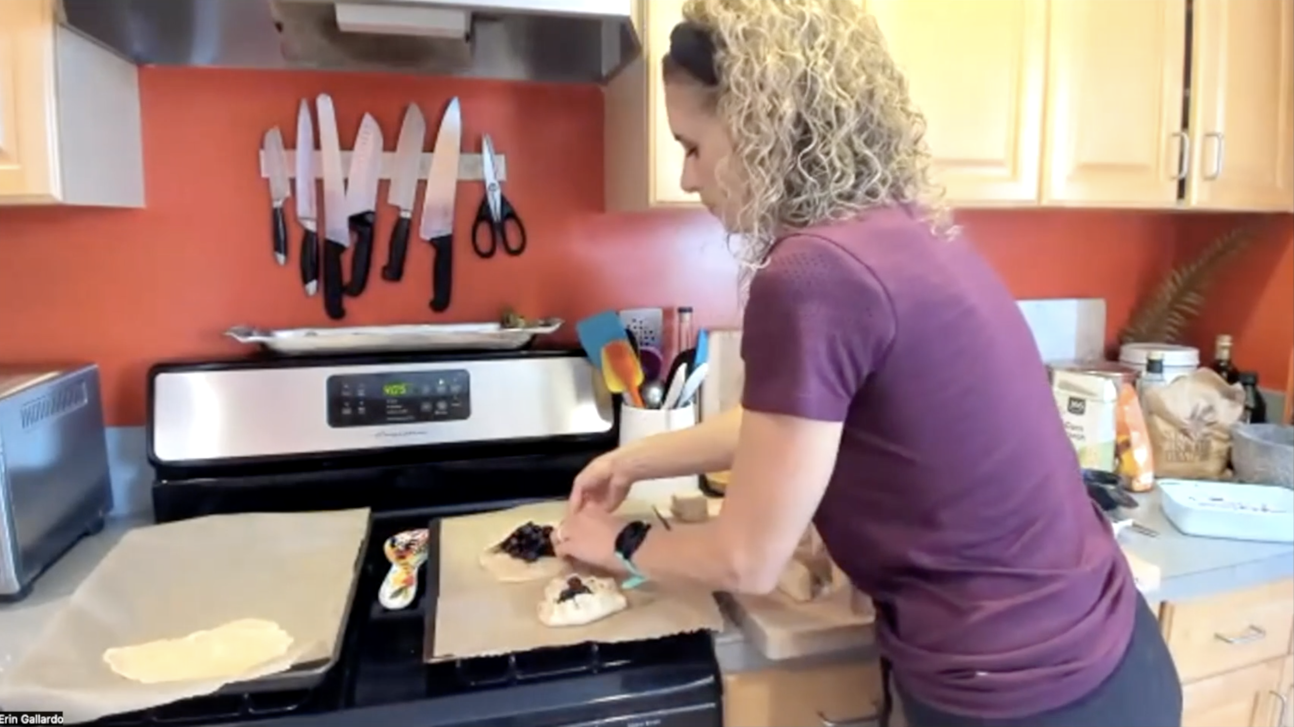 7-27-22 Mini Blueberry Galettes - Cooking Class!