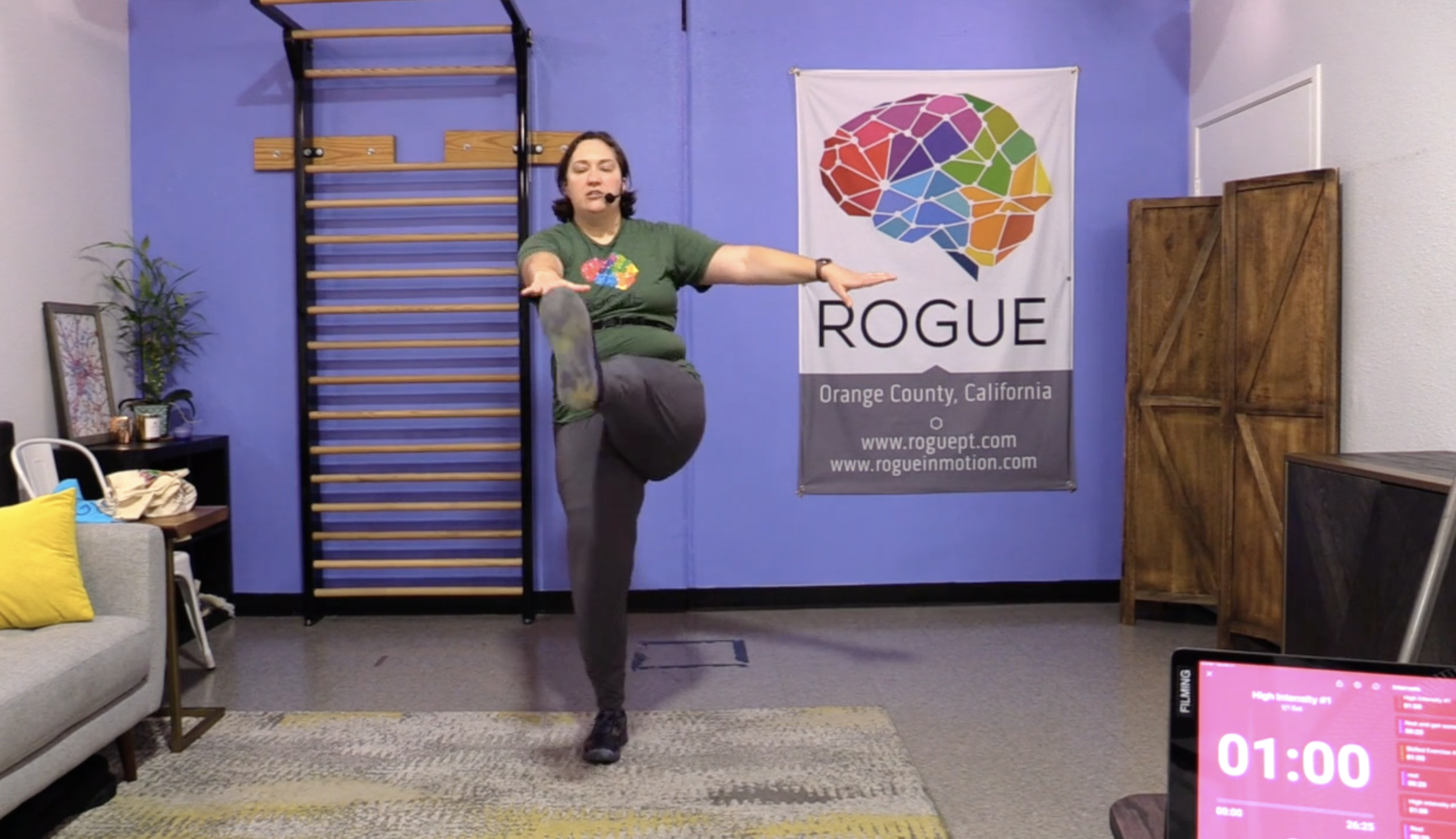 3-11-24 HIIT w/Household Item (Weighted Bag) ~Mon ~Balance +Posture Week w/ Alyx