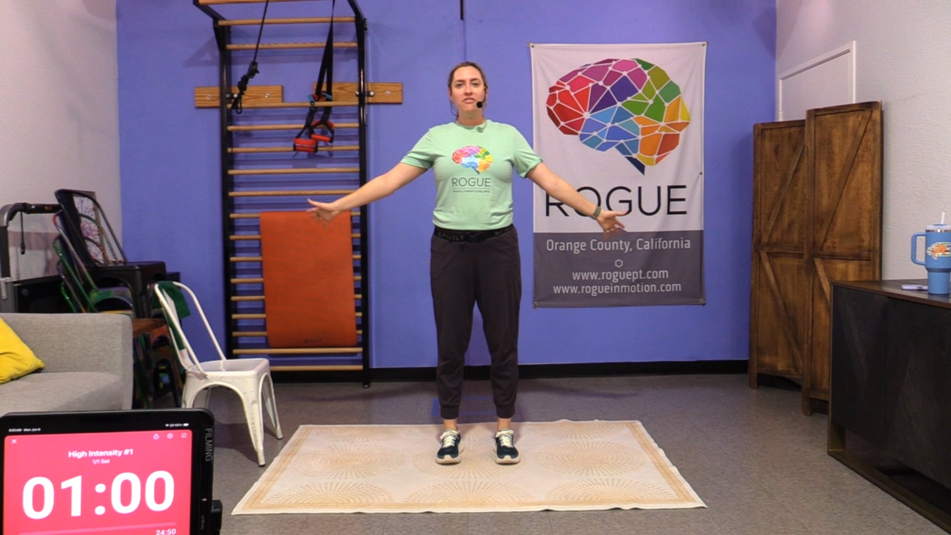 6-8-26 HIIT ~ Monday ~ Balance + Posture Week with Marie!