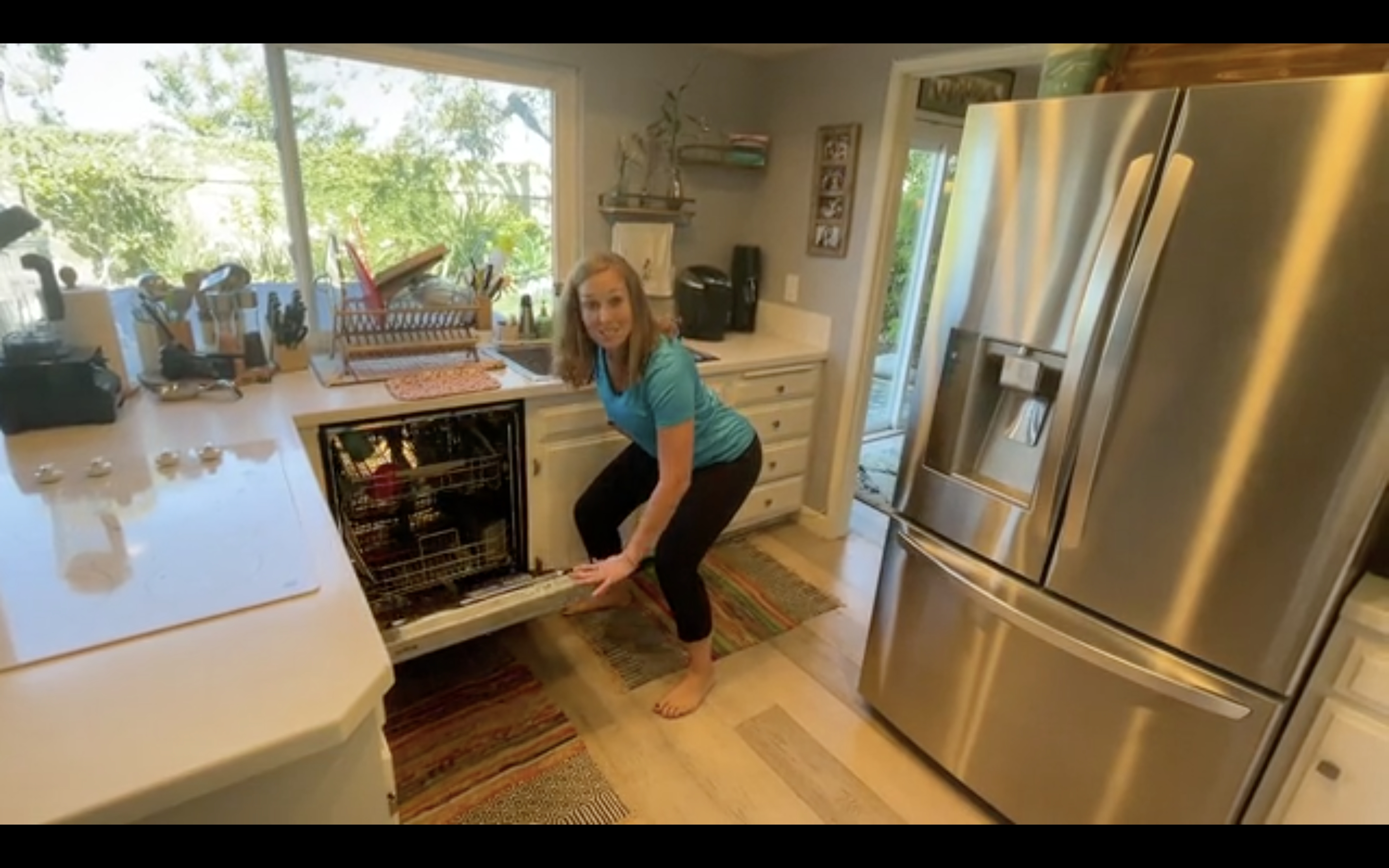 Loading and unloading the dishwasher