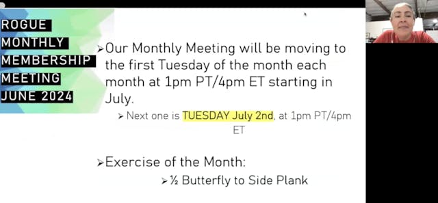 June 2024 Monthly Membership Meeting