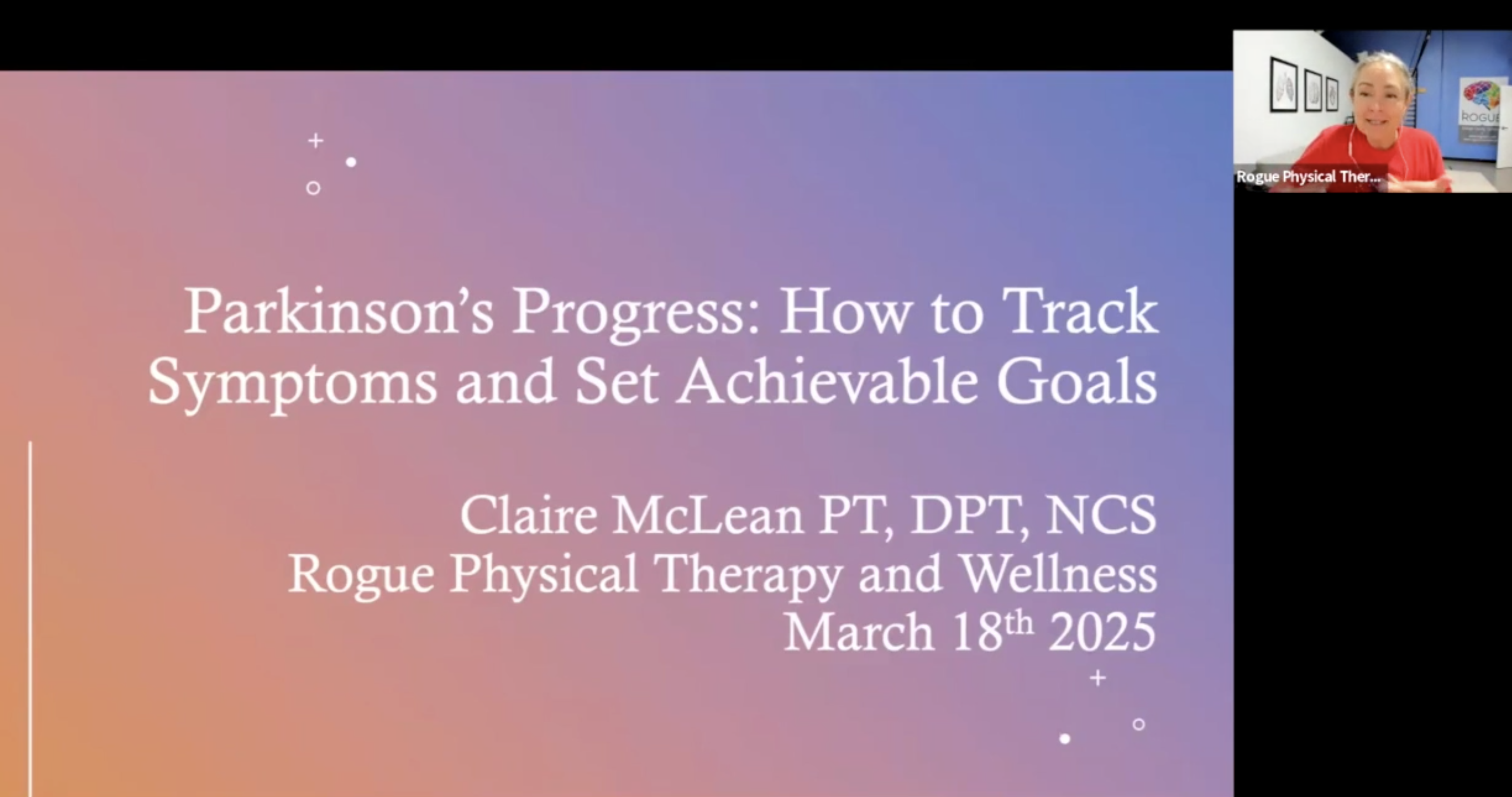 March 2025 RIM Webinar ~ How to Track Symptoms and Set Goals