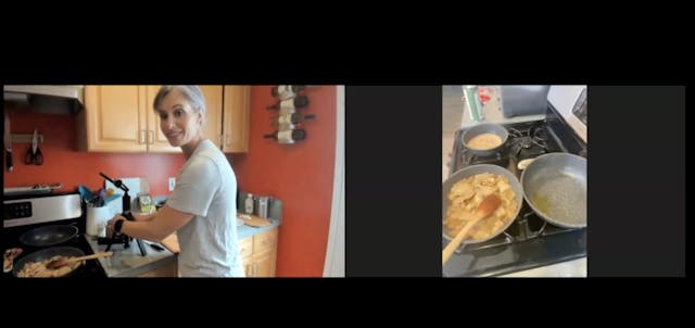 5-21-25 ~ Shaved Tofu Gyros ~ Cooking...