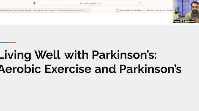 Living Well with Parkinsons Series ~ Exercise Is Medicine!
