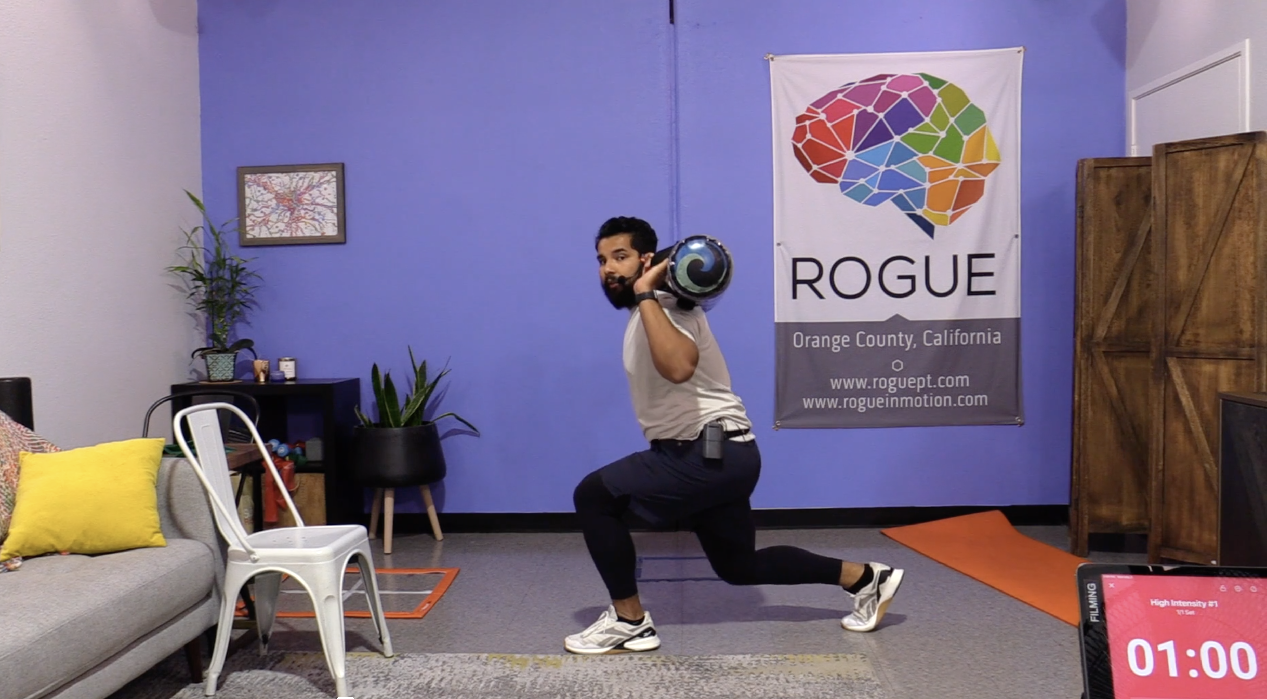 5-17-23 HIIT with Small Equipment - 20 lbs in Tidal Tank with Al!