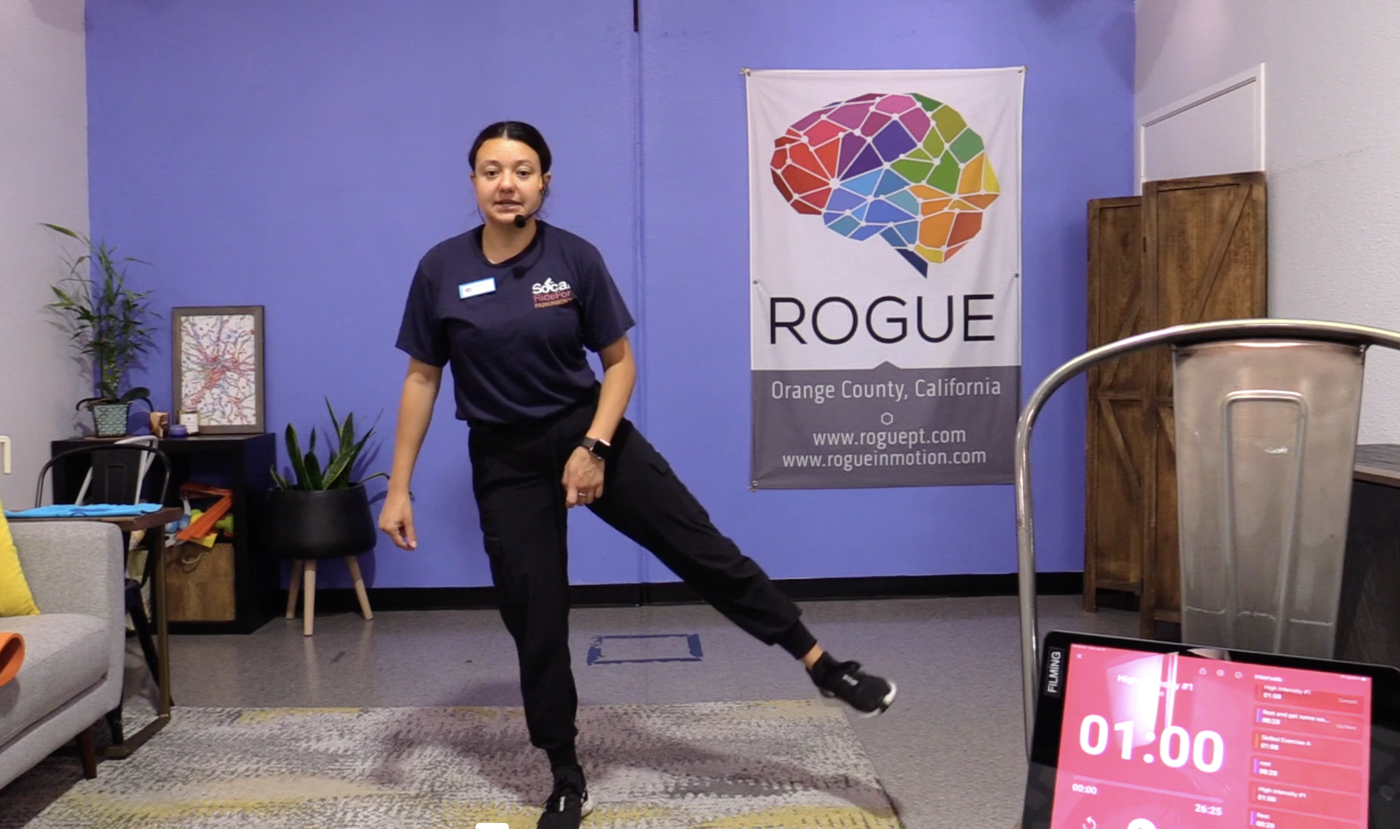 7-10-23 HIIT ~ Monday ~ Balance + Posture week with Madi!