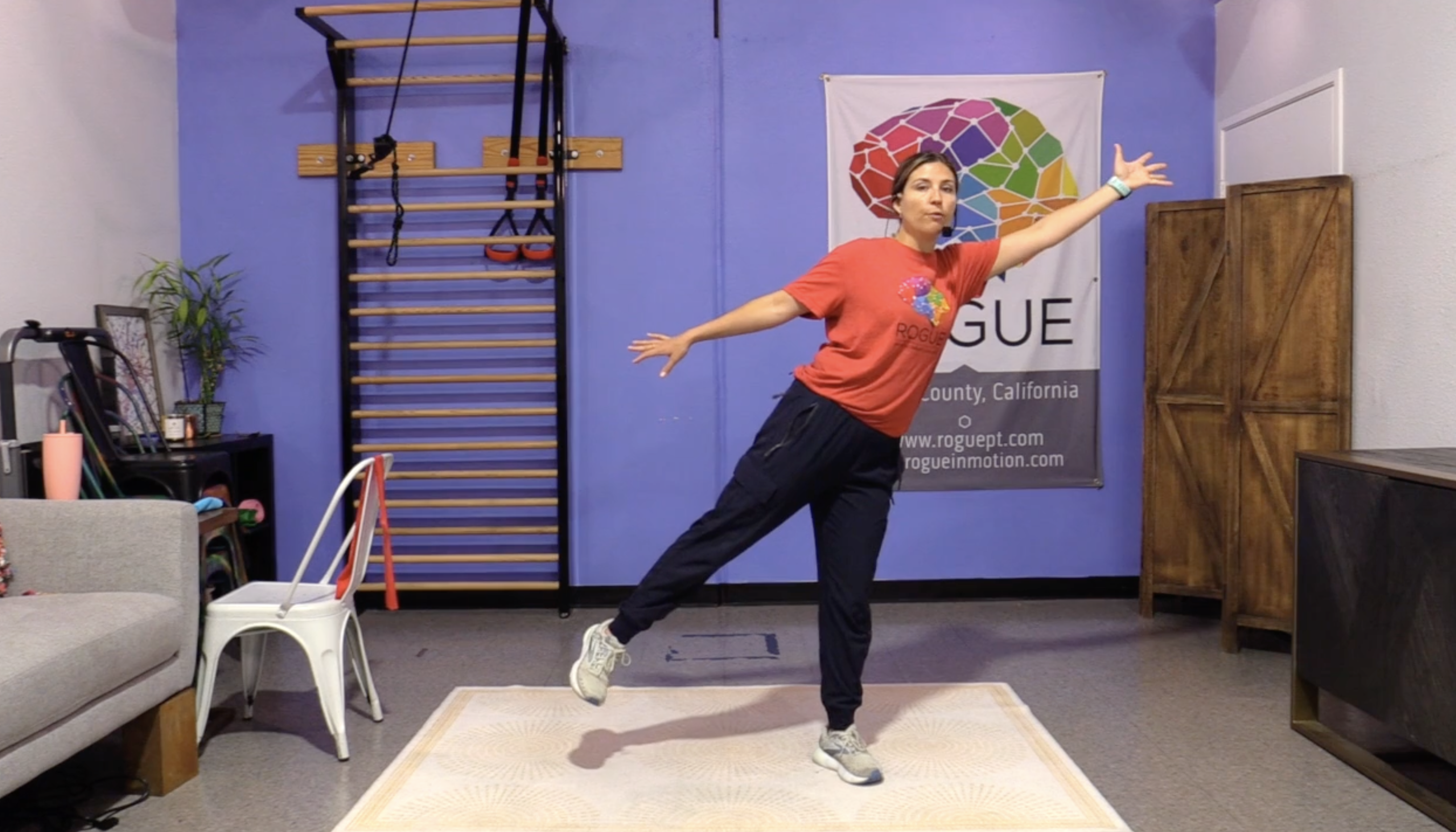 8-14-25 PWR! Moves Thursday ~Balance + Posture Week with Katherine (Theraband)