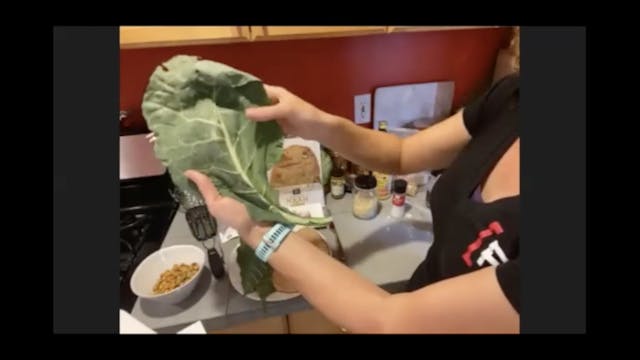 Kale Vegan Caesar Salad, Wrap and Lem...