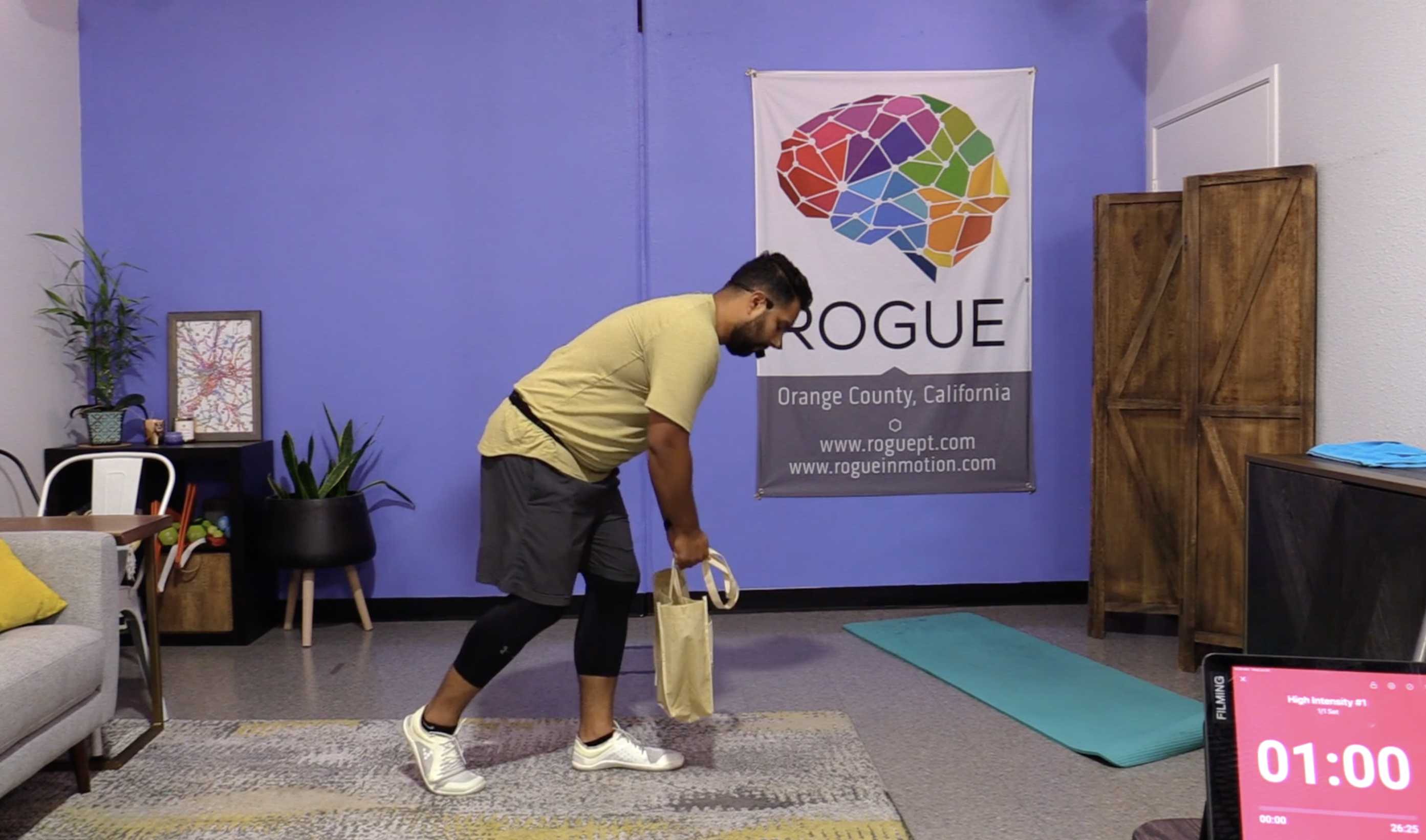 7-26-23 HIIT with Household Item ~ Weighted Bag