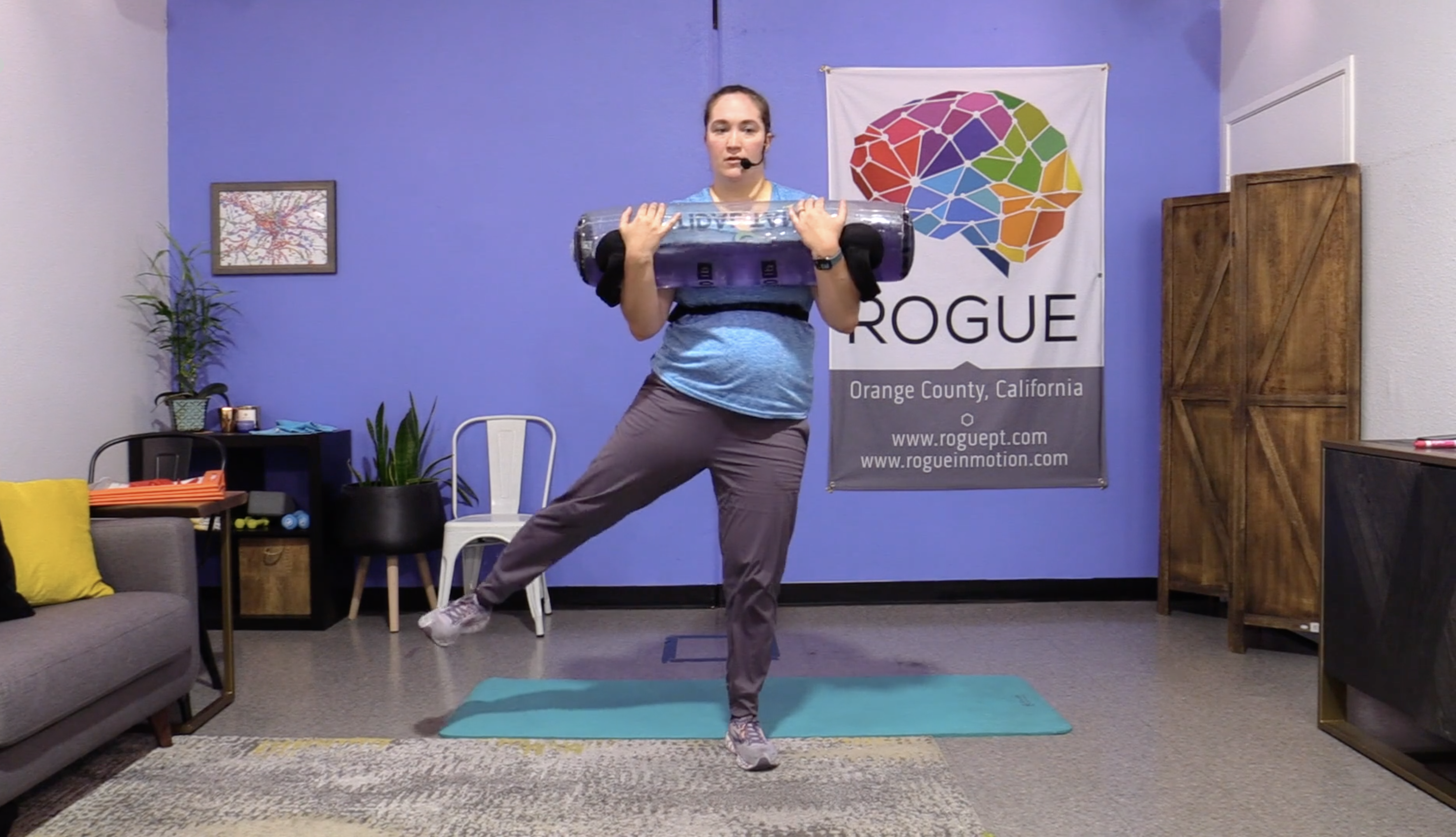 11-30-22 HIIT with Small Equipment - 20 lbs in Tidal Tank