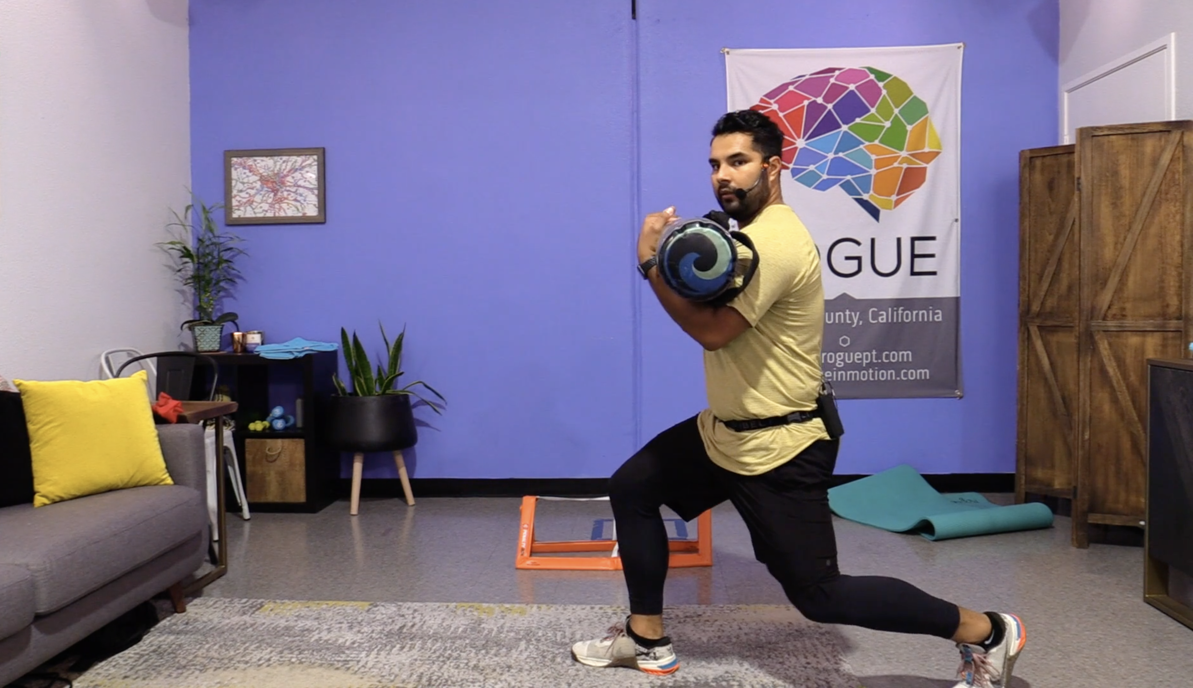 10-12-22 HIIT with Small Equipment - 20 lbs in the Tidal Tank with Al!