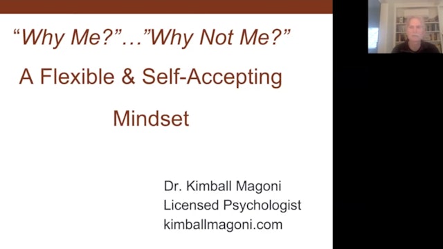 January 2024 Educational Lecture ~ Building Resiliance with Kimball Magoni