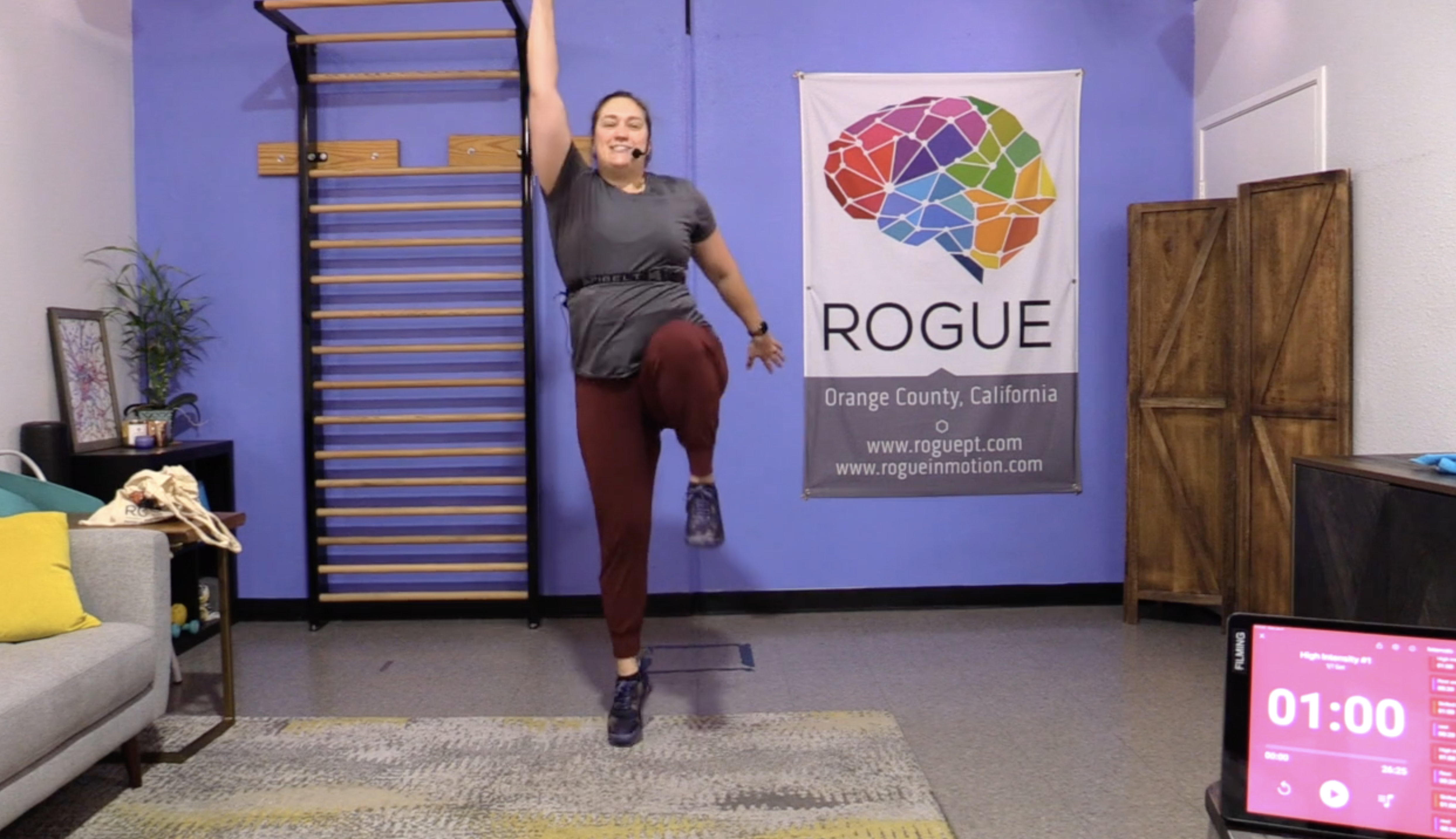 1-8-24 HIIT with Household Items (Weighted Bag) with Alyx!