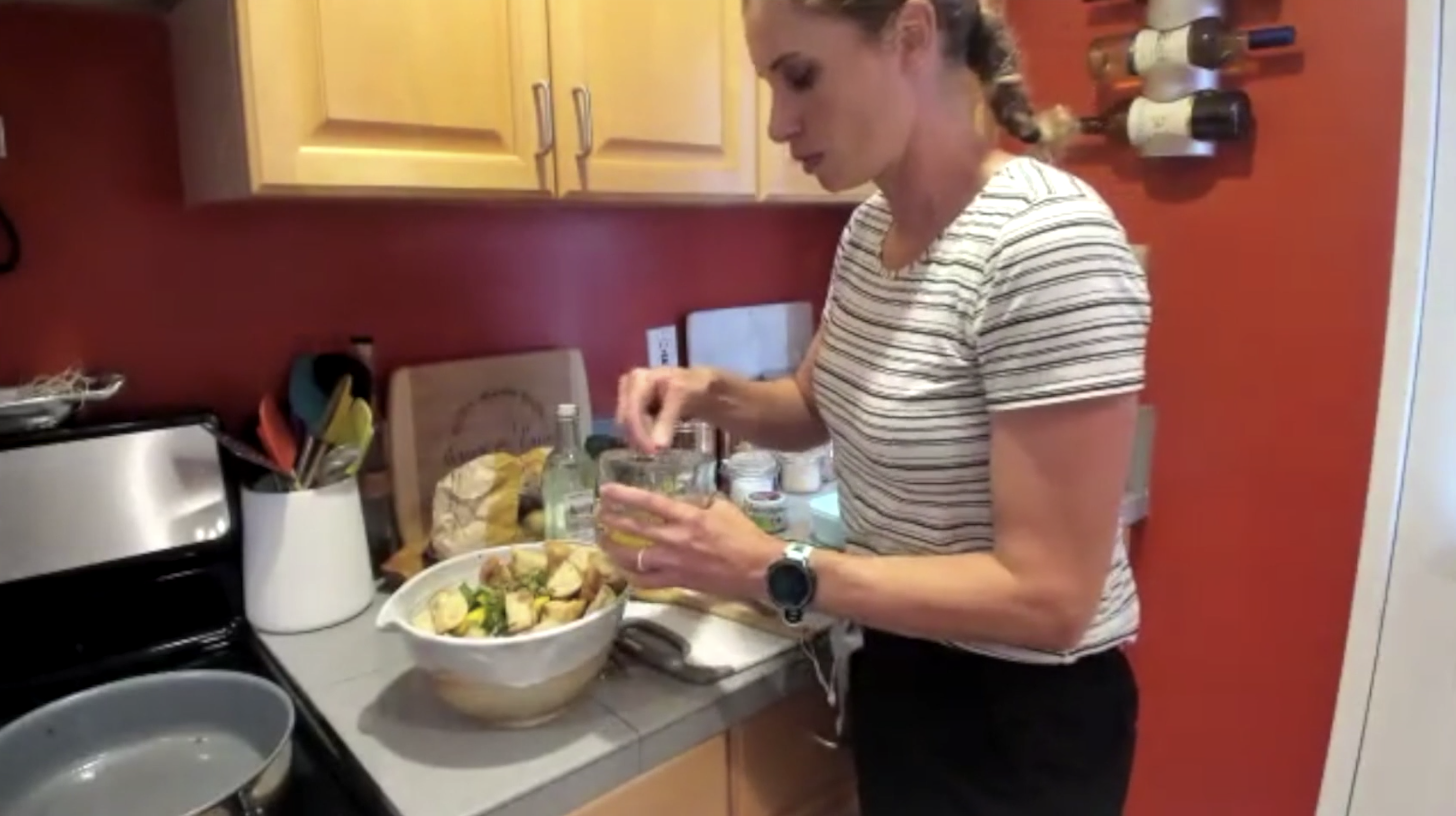 8-30-21 Cooking Class - Panzanella + Pear Dessert