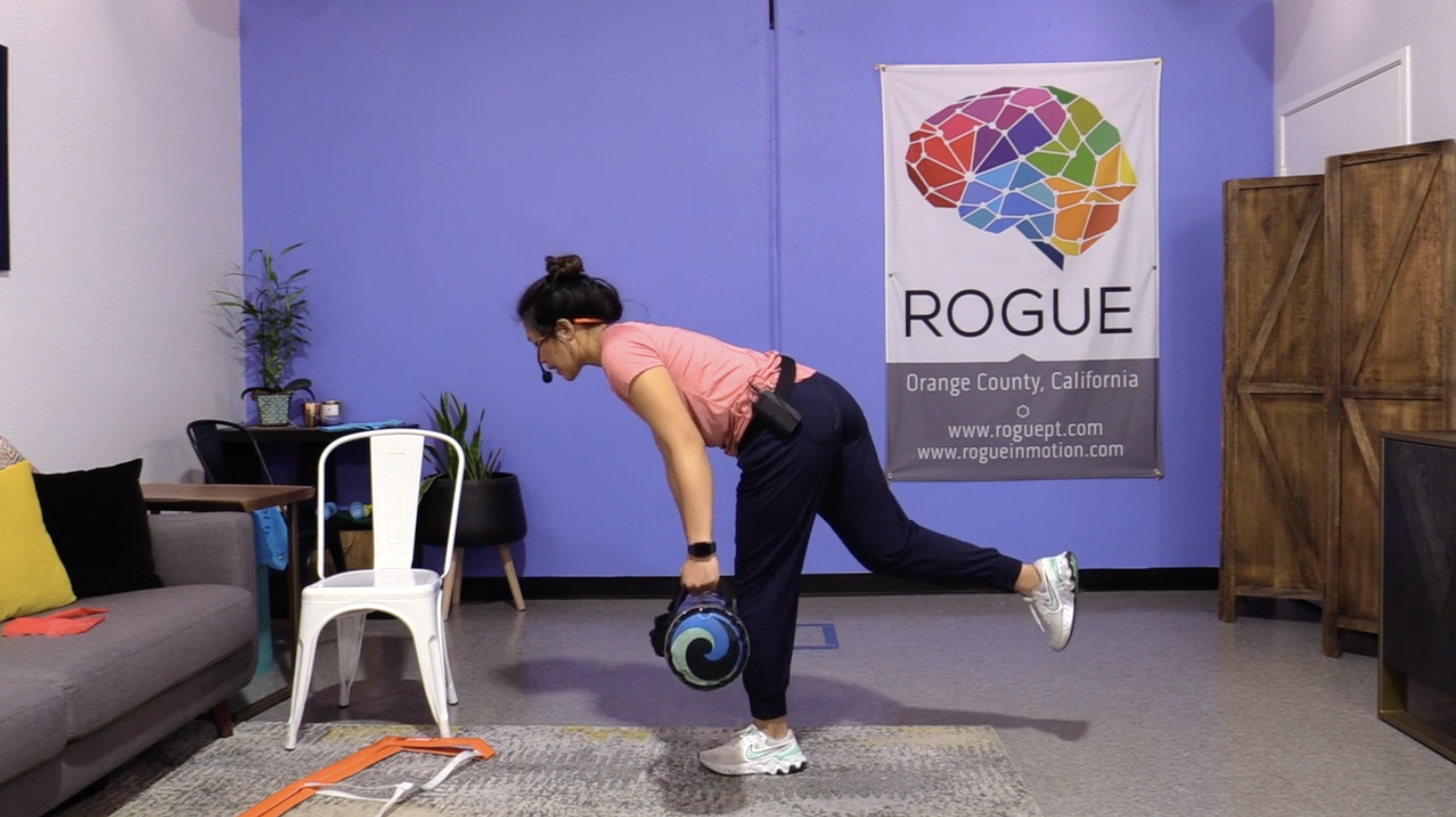 5-11-22 HIIT w/ Small Equipment - 10 lbs in Tidal Tank - Balance + Posture Week!